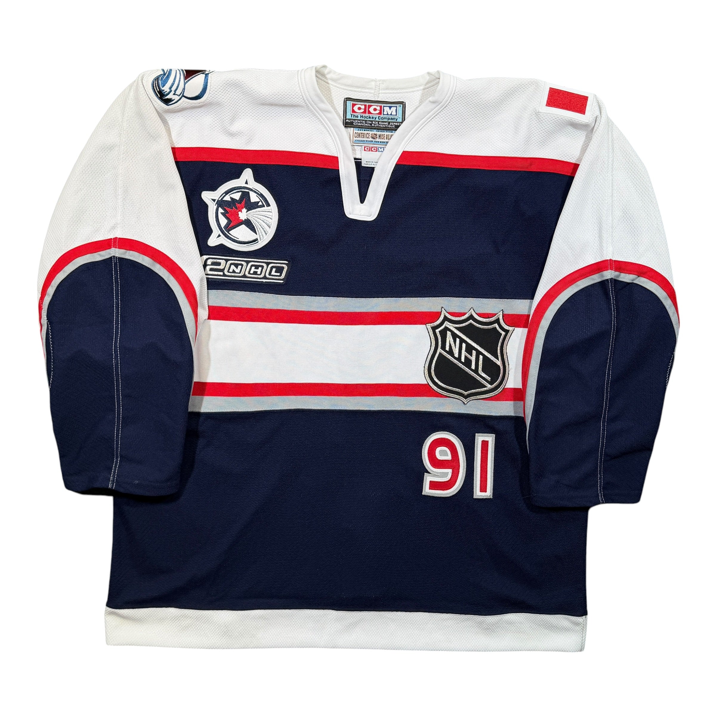 Joe Sakic 2000 All Star Authentic MIC NHL CCM Jersey - 52/XL