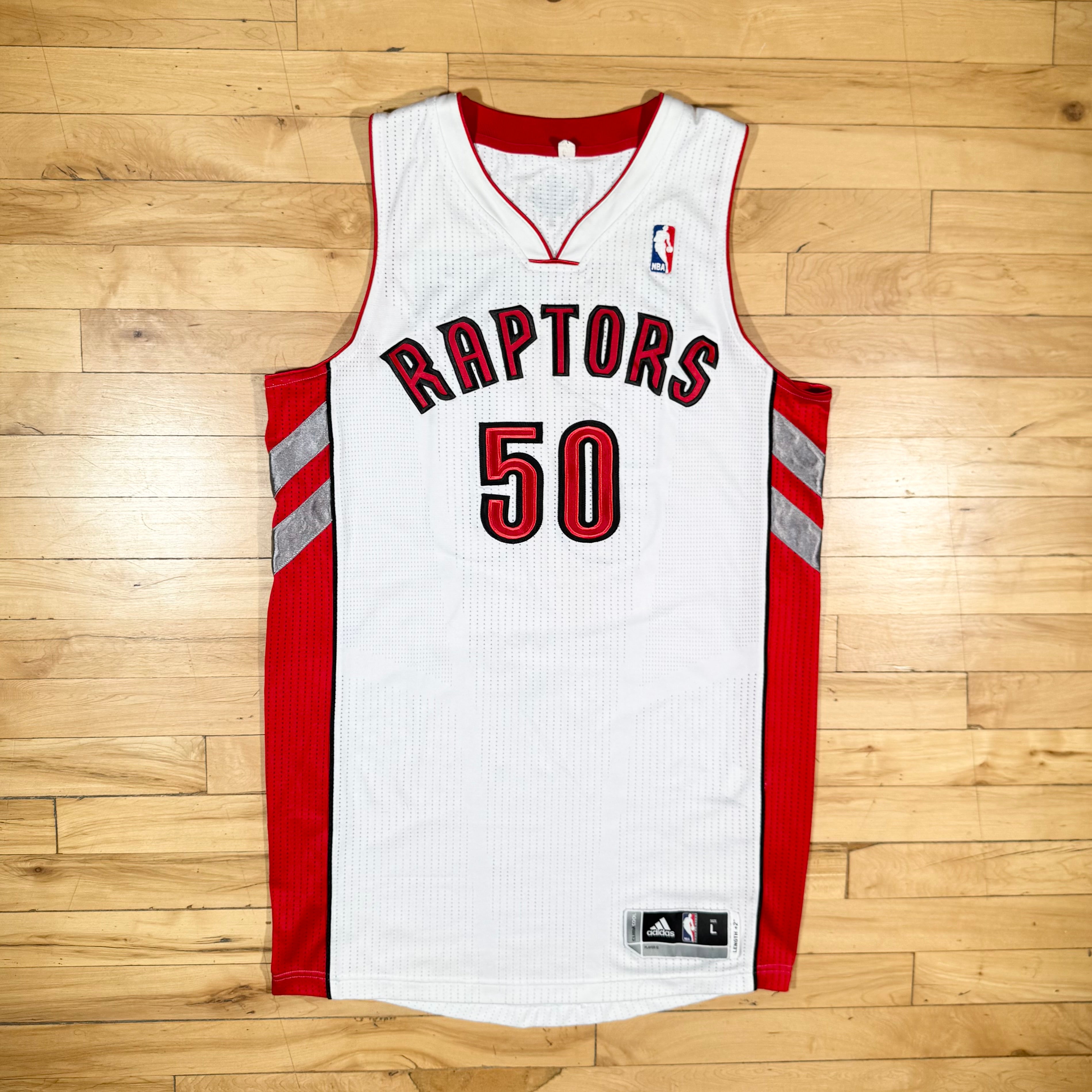 Tyler Hansbrough Toronto Raptors Adidas Rev 30 Authentic NBA Jersey Size Large