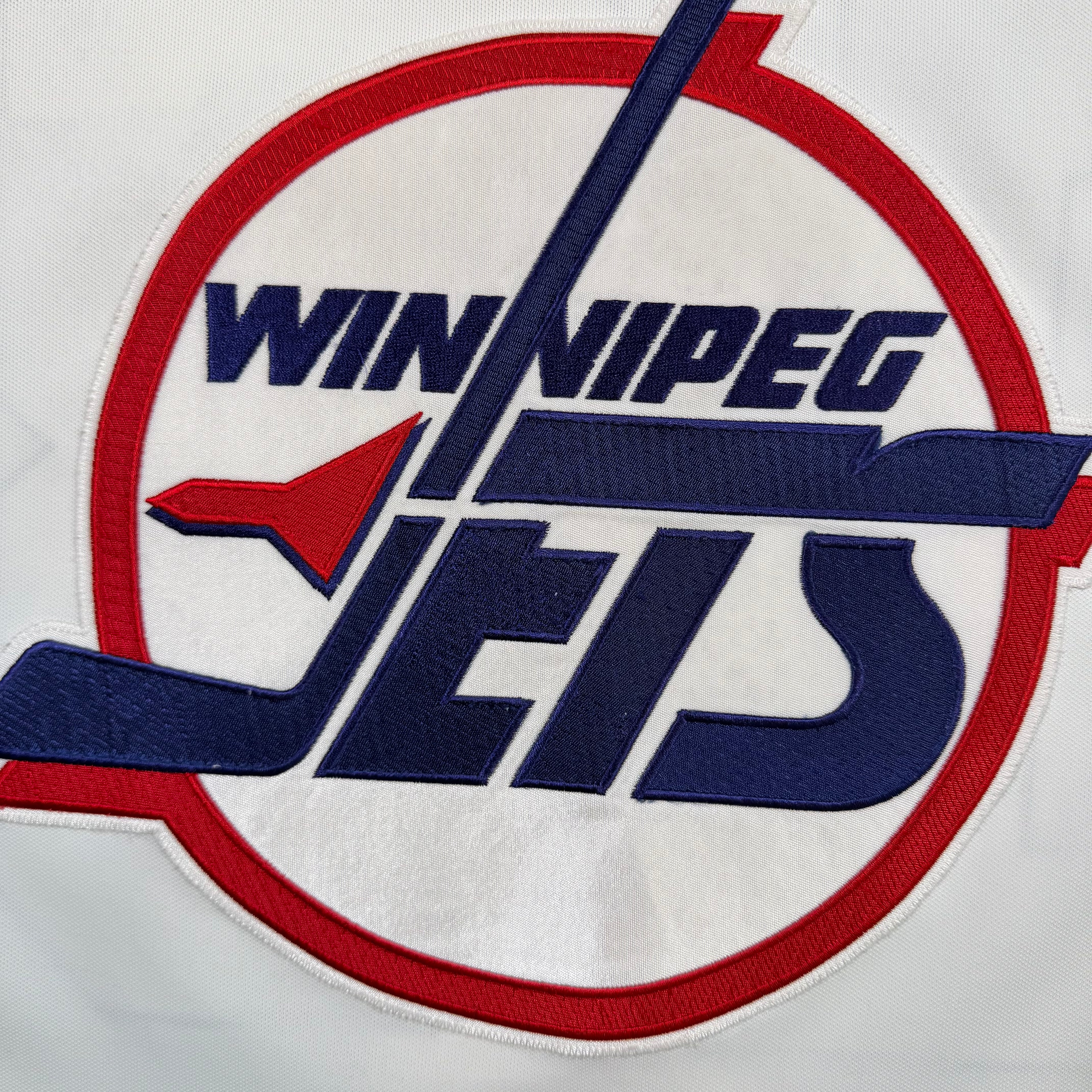 Teemu Selanne Winnipeg Jets Vintage Authentic CCM MIC NHL Jersey - 52/Large