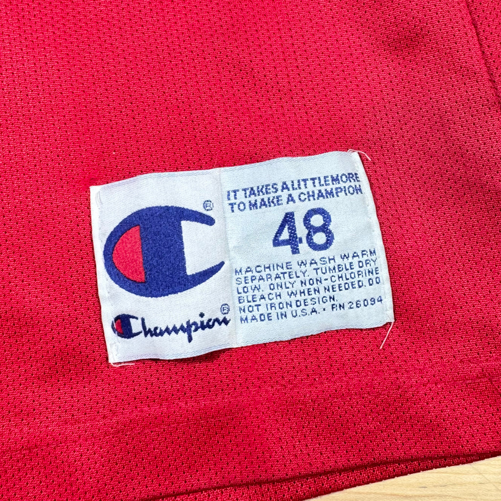 Hakeem Olajuwon Houston Rockets Vintage Champion NBA Jersey Size 48 XL