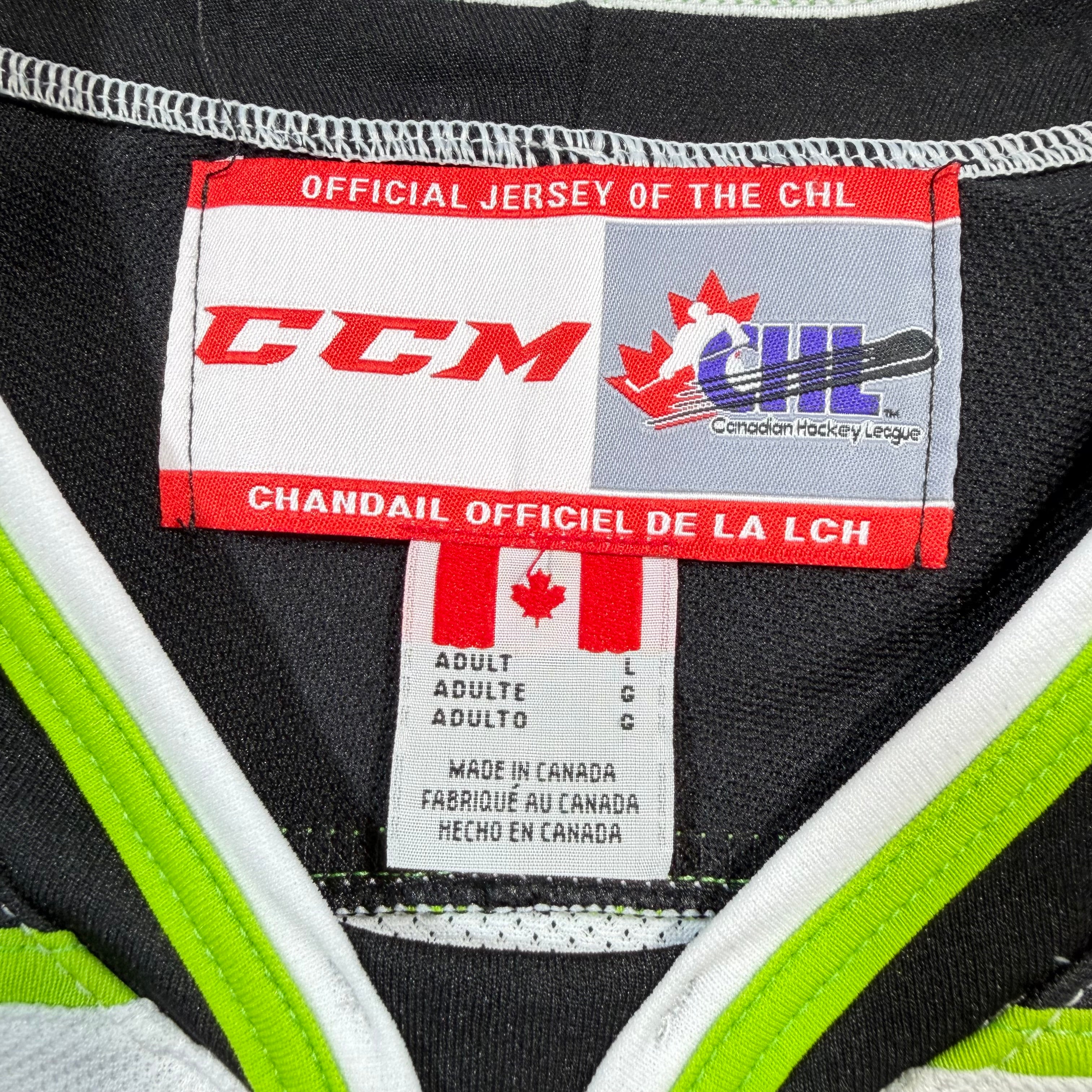 Matthew Robertson Edmonton Oil Kings WHL CCM Jersey - Large