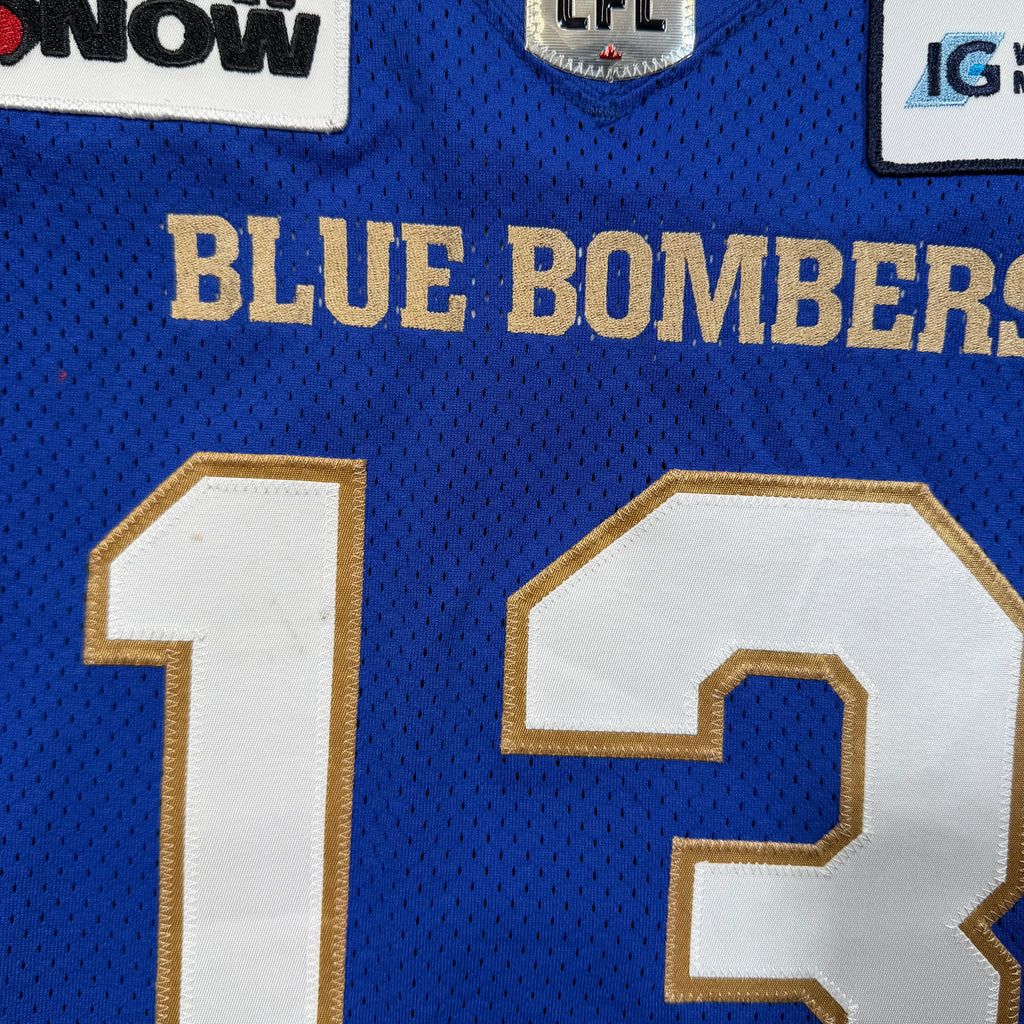 Tyrrell Pigrome Winnipeg Blue Bombers 2023 Game Worn New Era Jersey