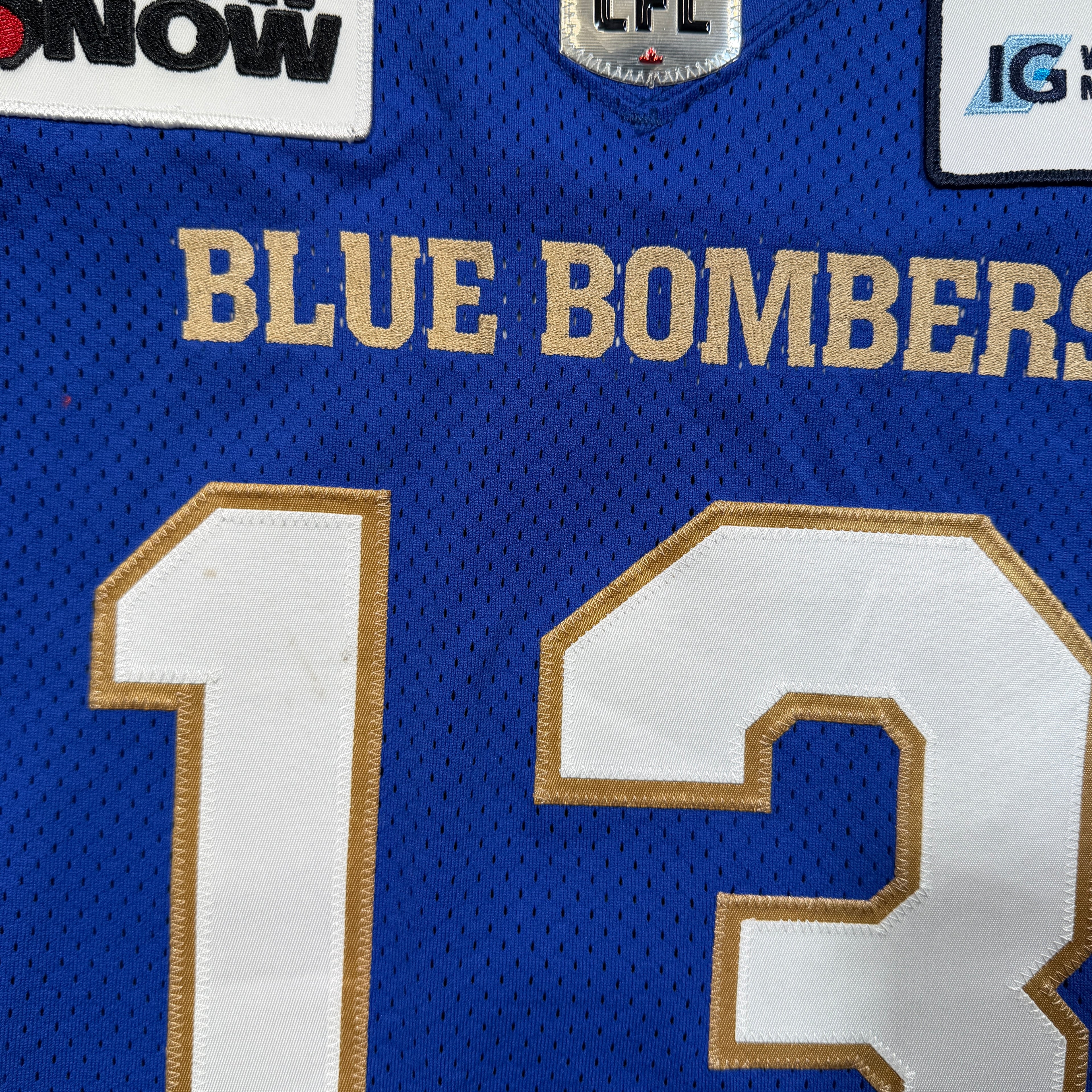 Tyrrell Pigrome Winnipeg Blue Bombers 2023 Game Worn New Era Jersey