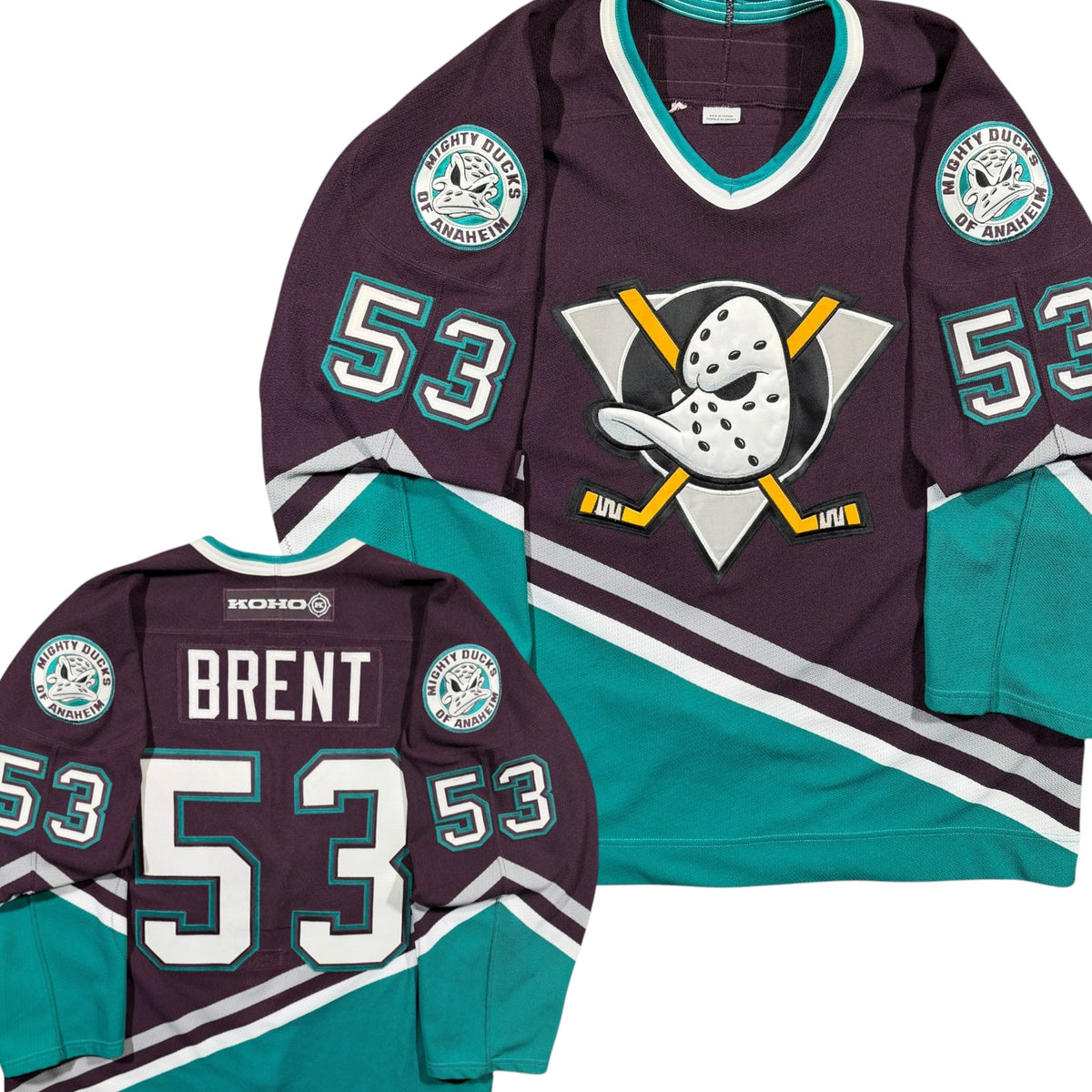 Tim Brent Anaheim Ducks 2004/05 Game Issued Koho NHL Jersey - 54/XXL