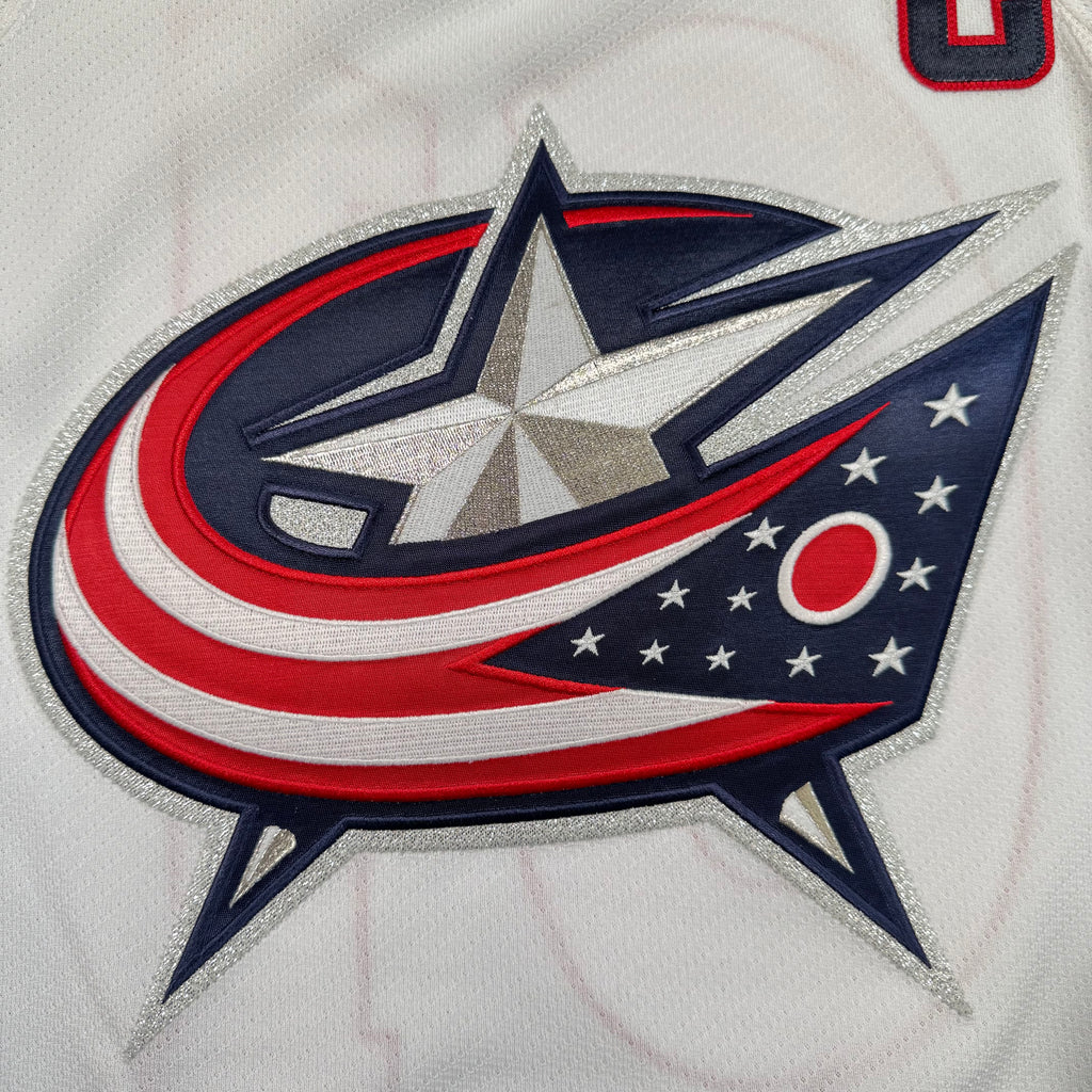 Rick Nash Columbus Blue Jackets Team Issued Reebok MIC Jersey -58+