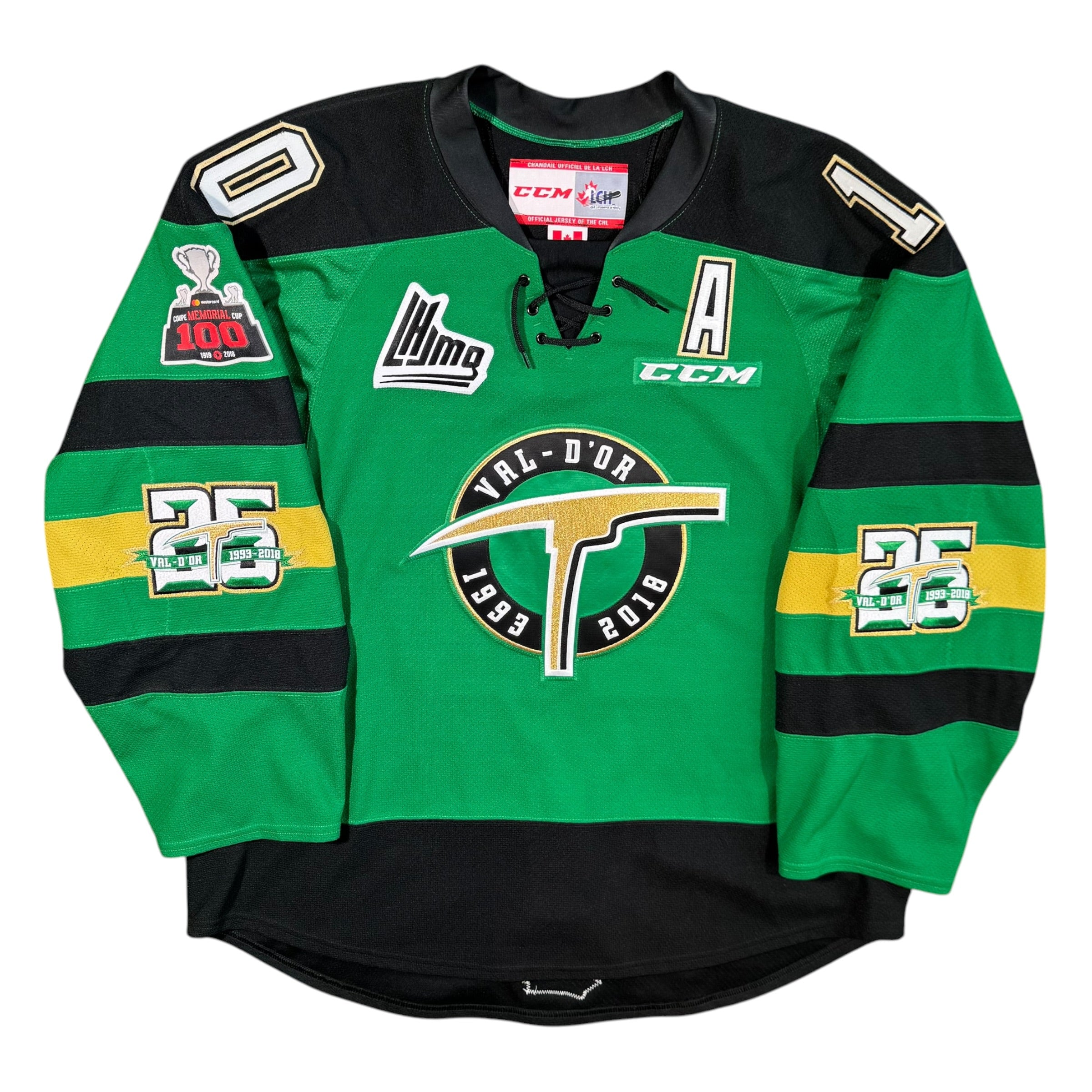 Maxim Mizyurin Val d’Or Foreurs 2017/18 Game Issued CCM QMJHL Signed MIC Jersey Size 56
