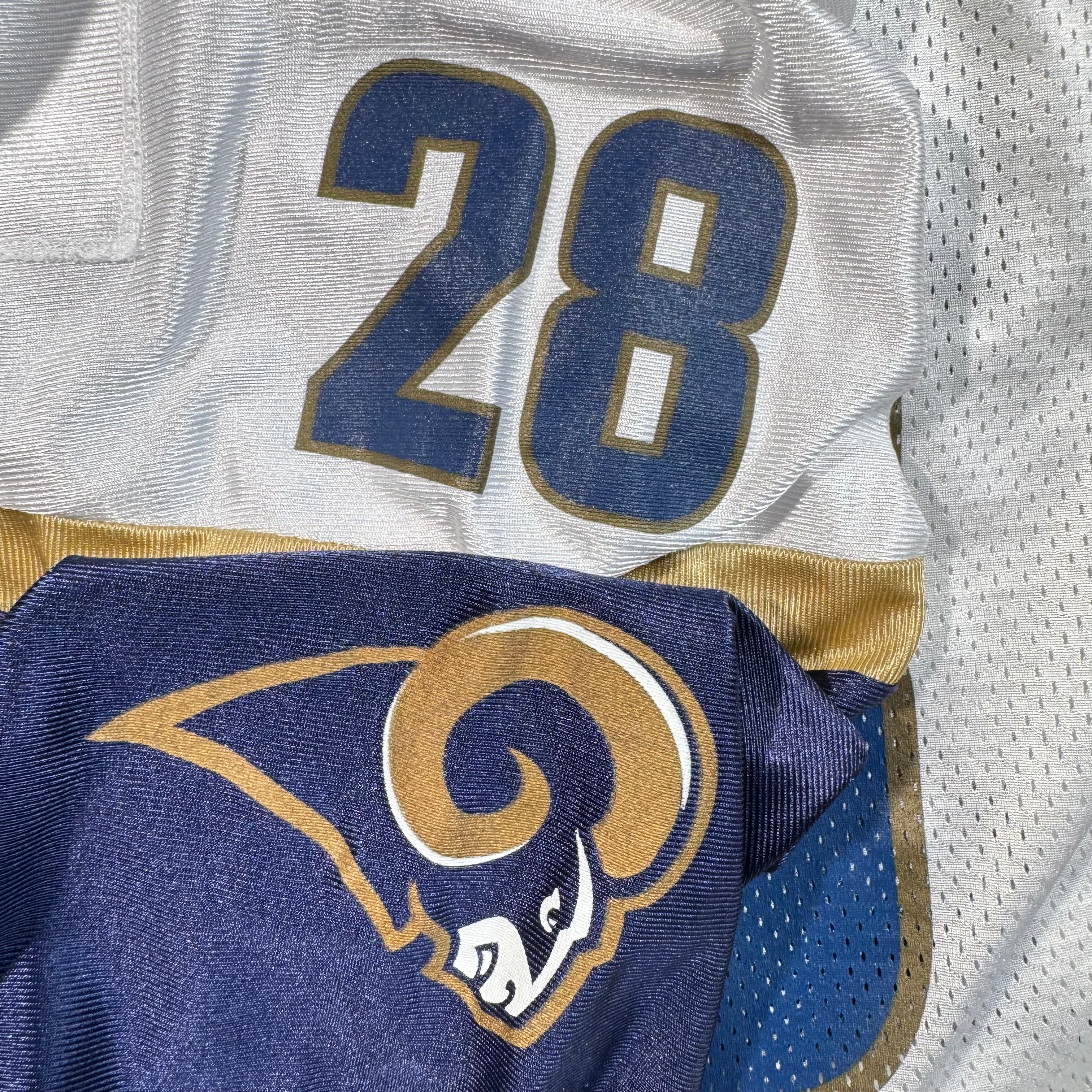 Marshall Faulk St. Louis Rams Vintage Reebok NFL Jersey Size Medium