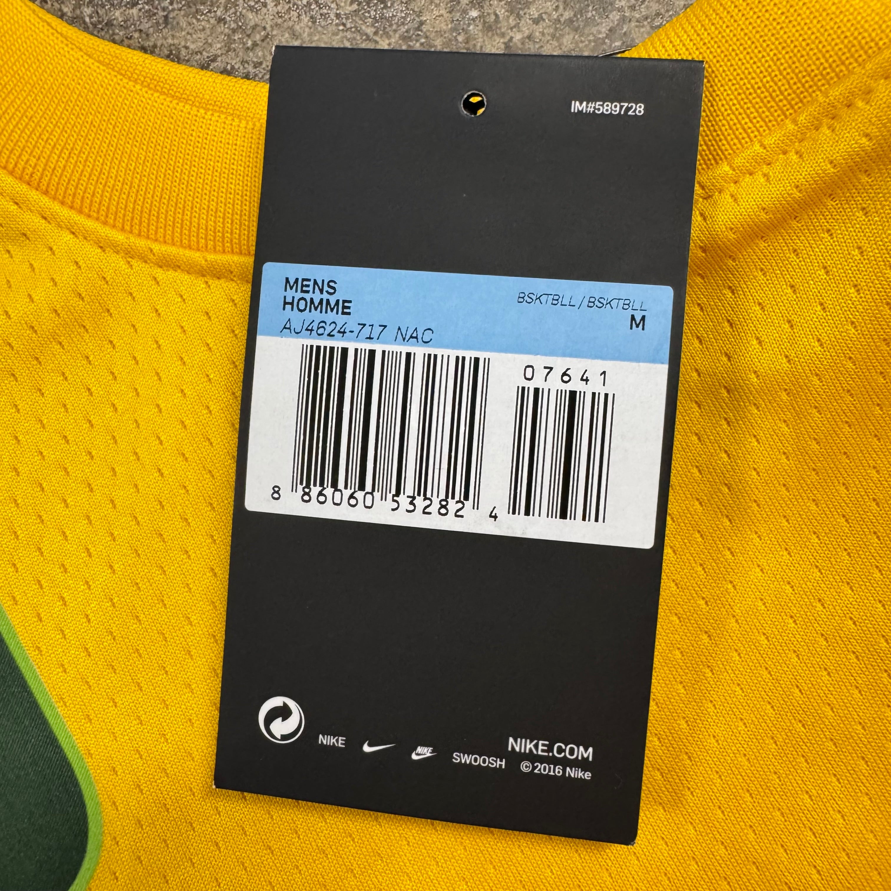 Giannis Antetokounmpo Milwaukee Bucks City Edition NBA Jersey Size Medium NEW