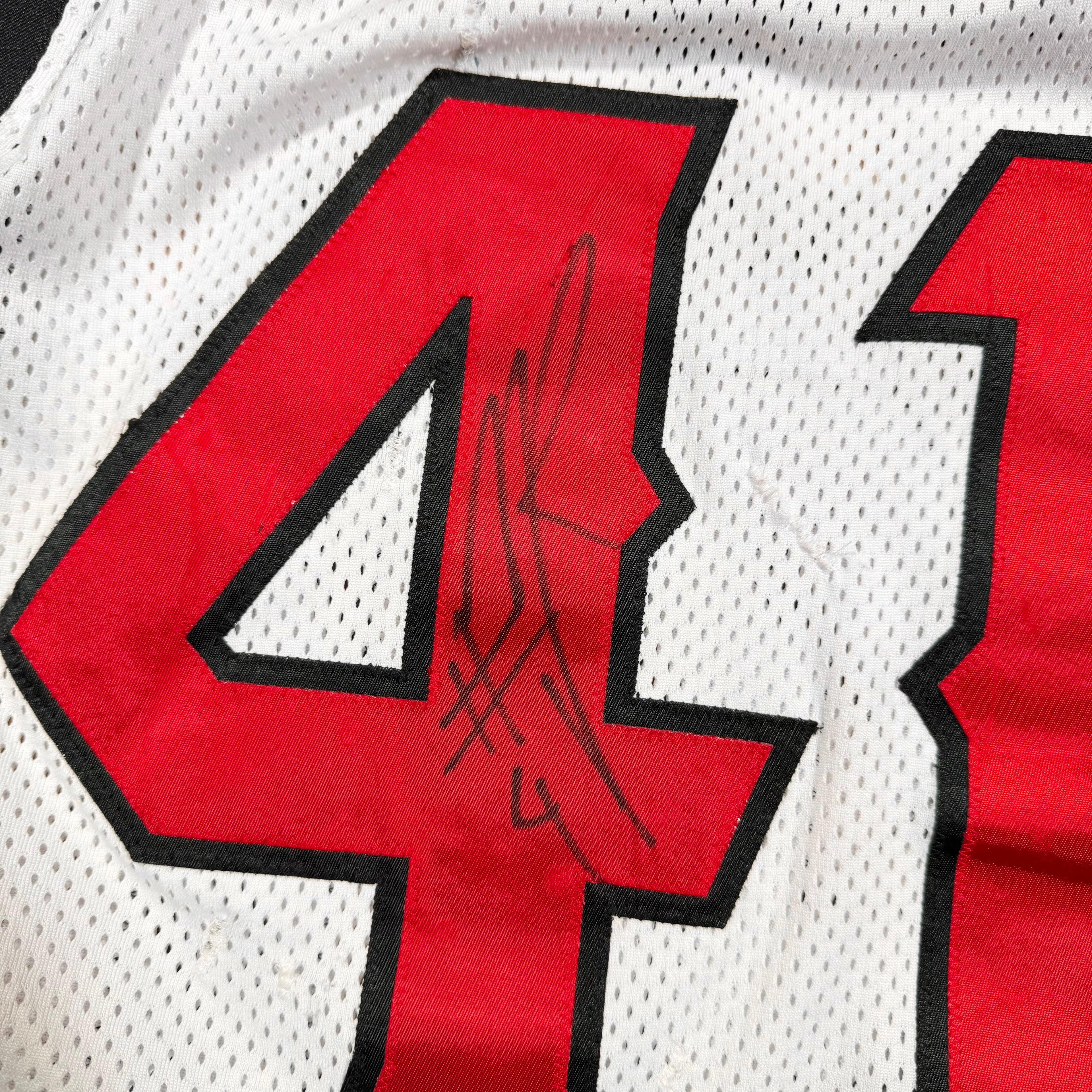 Mike Rose Calgary Stampeders 2022 Game Worn Autographed CFL Adidas Jersey