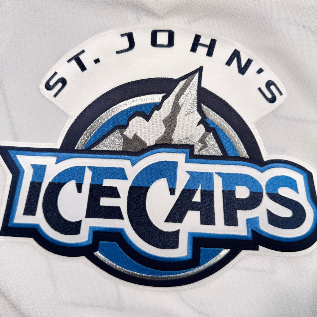 Connor Hellebuyck St. John’s IceCaps Team Issued MIC AHL CCM Jersey - 58
