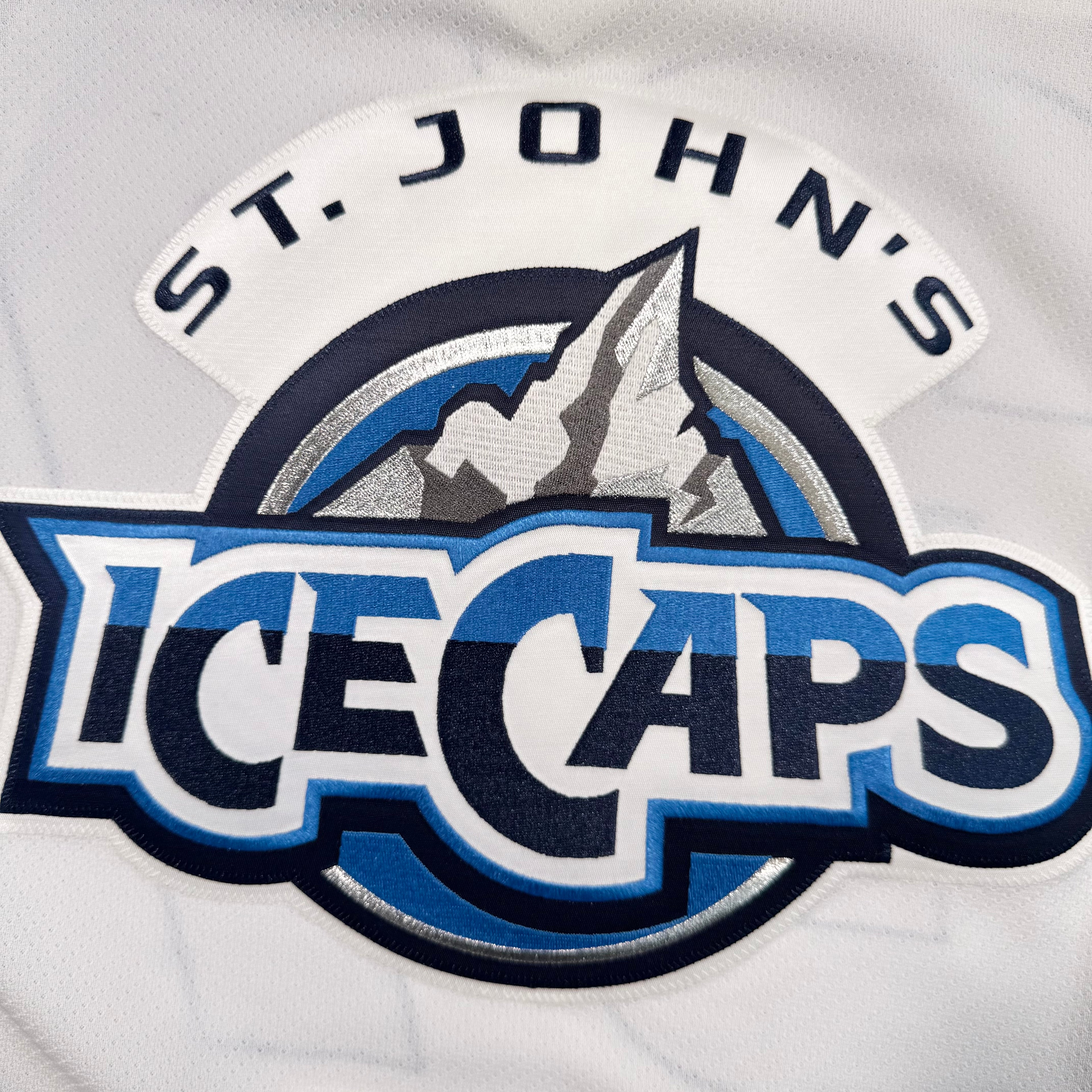 Connor Hellebuyck St. John’s IceCaps Team Issued MIC AHL CCM Jersey - 58