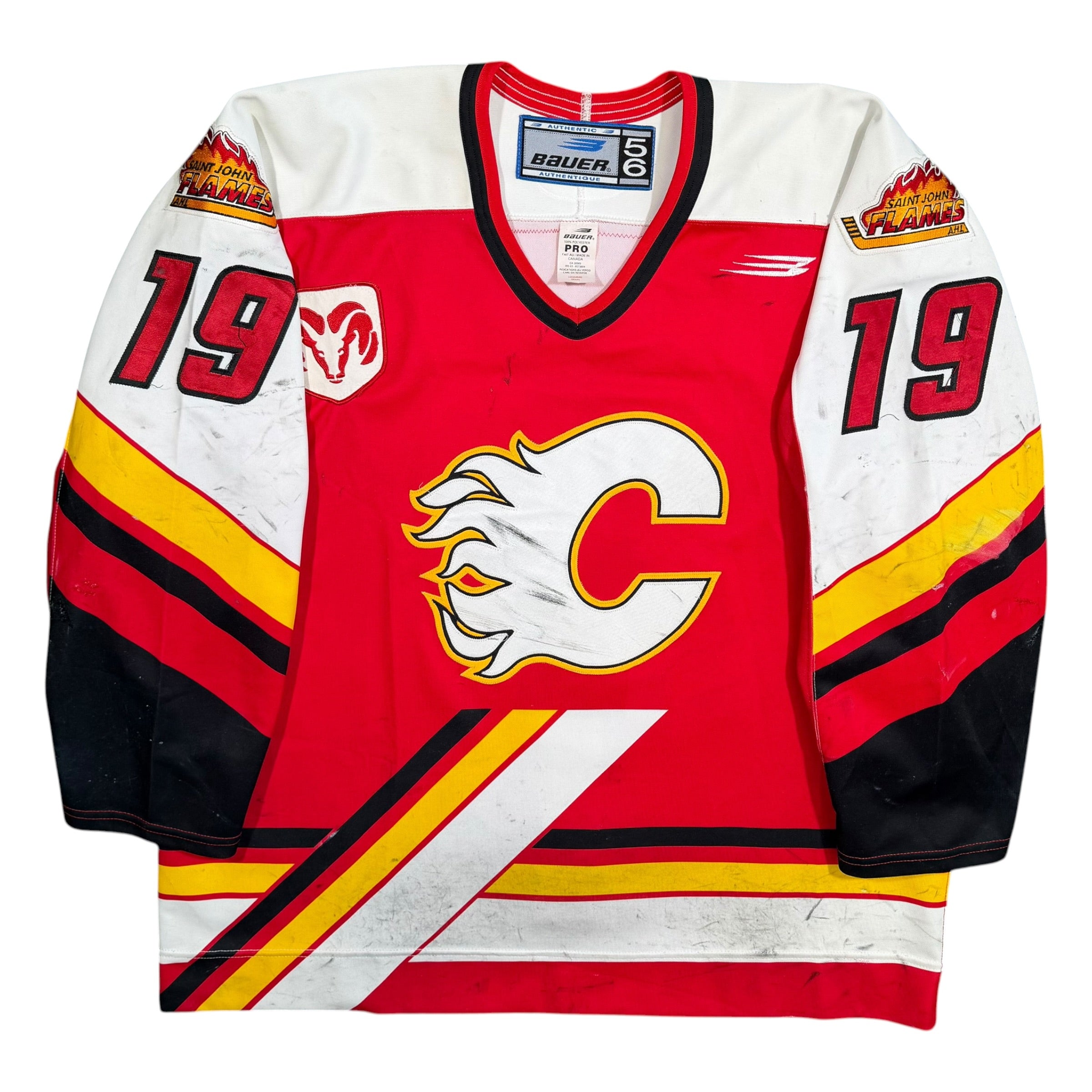 Jason Botterill Saint John Flames 2000/01 Game Worn IHL Bauer Jersey