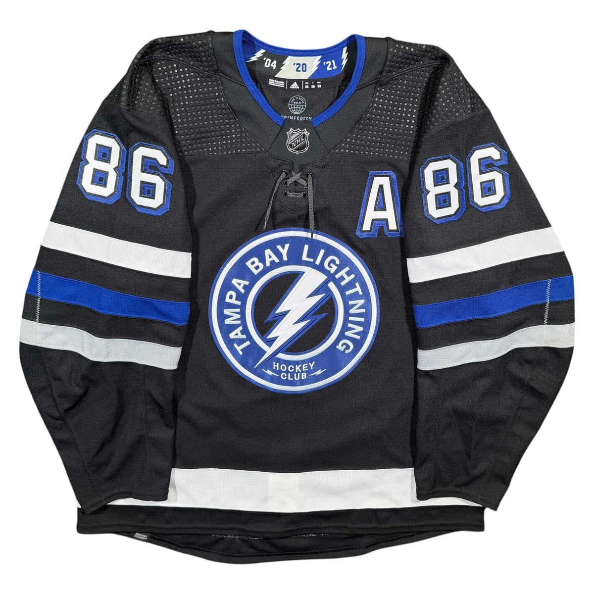 Nikita Kucherov Tampa Bay Lightning Alternate Adidas MIC NHL Jersey - 58/3XL