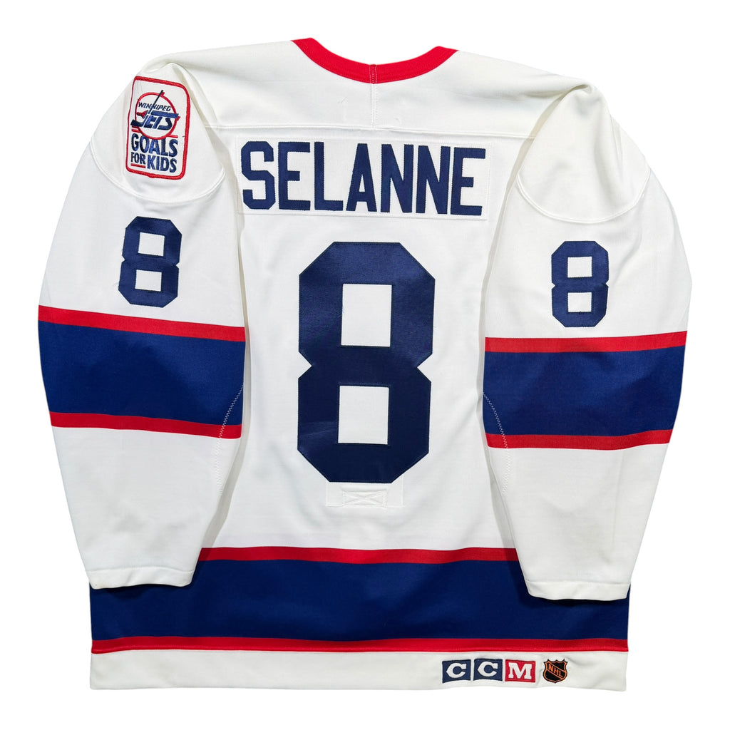 Teemu Selanne Winnipeg Jets Vintage Authentic CCM NHL Jersey - 52/XL