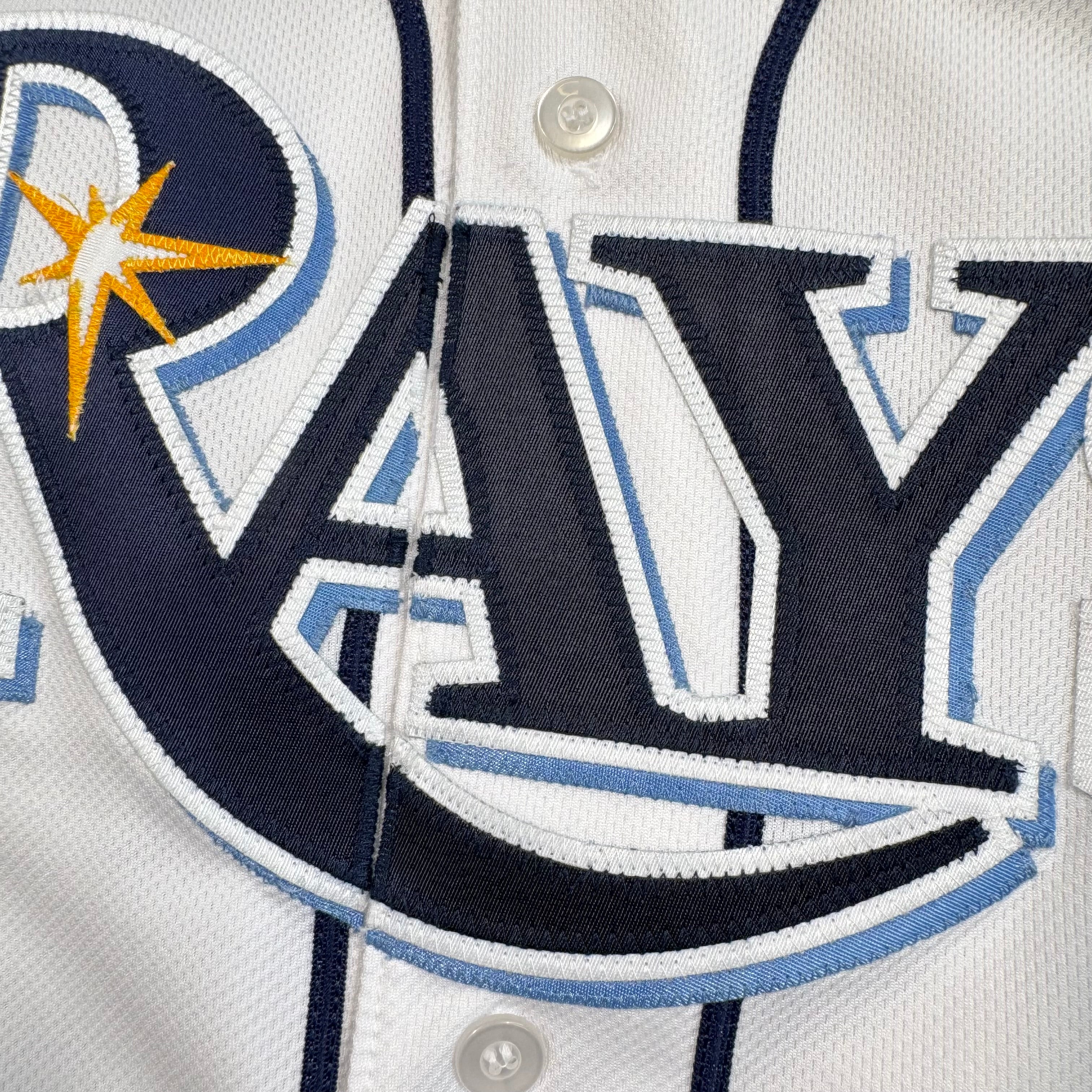 Evan Longoria Tampa Bay Rays Authentic Majestic MLB Jersey - 40/Medium