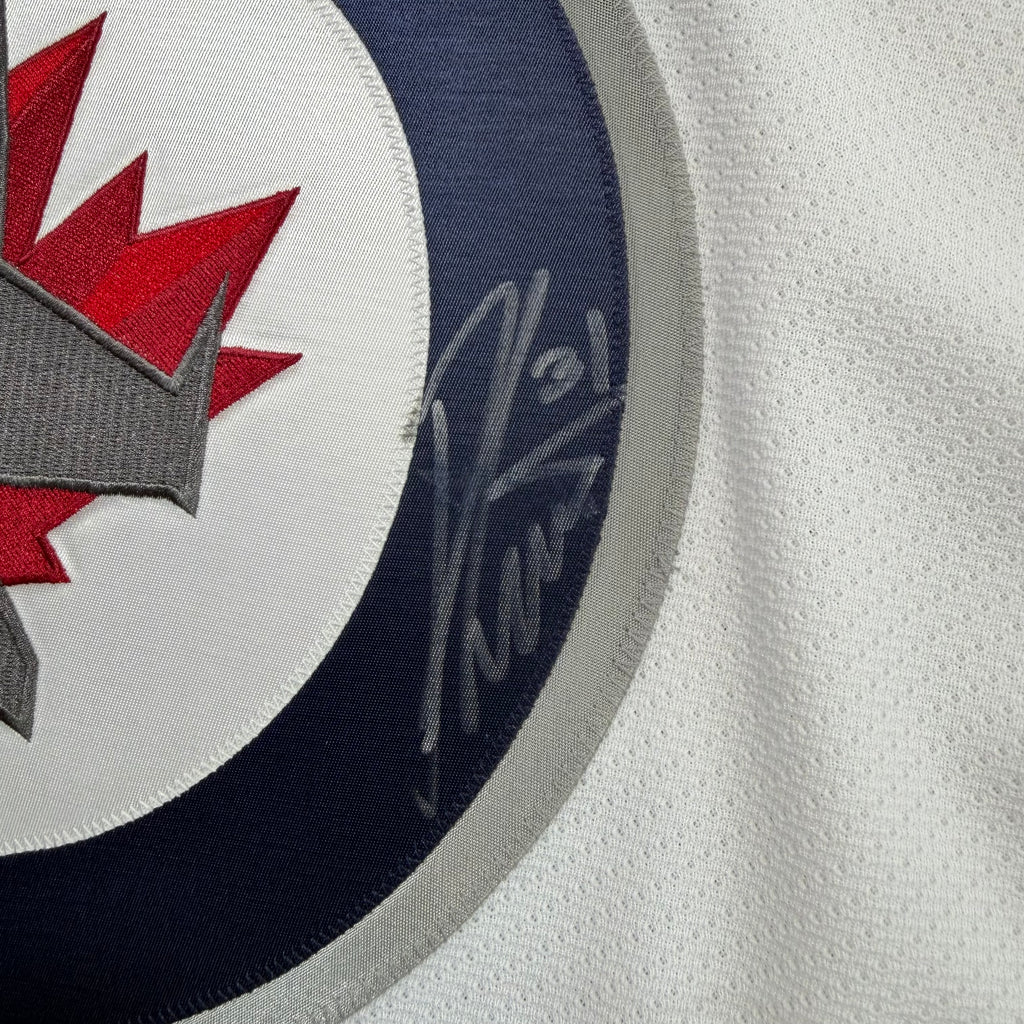 Ondřej Pavelec Winnipeg Jets Signed MIC Authentic NHL Jersey - 56/XXL