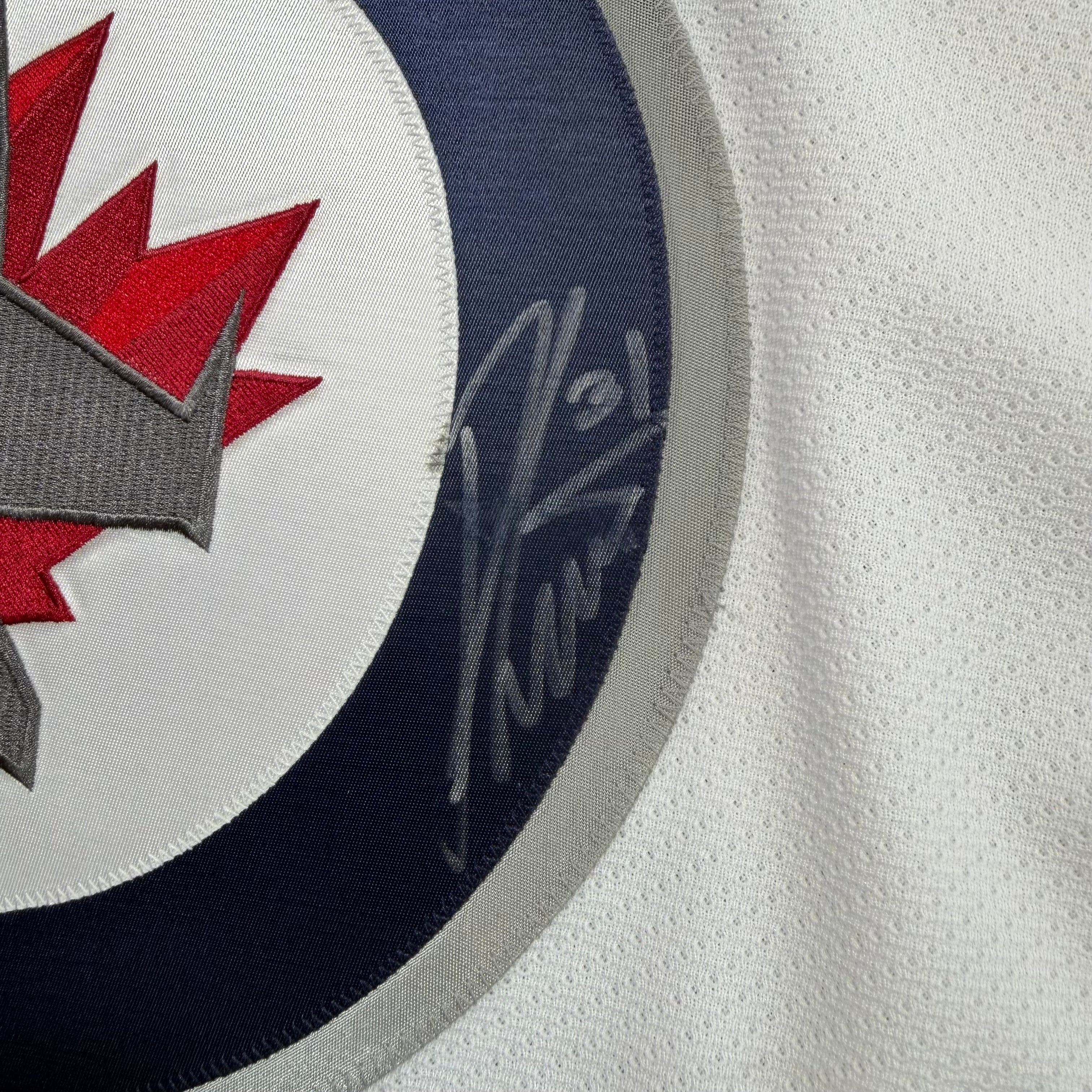 Ondřej Pavelec Winnipeg Jets Signed MIC Authentic NHL Jersey - 56/XXL