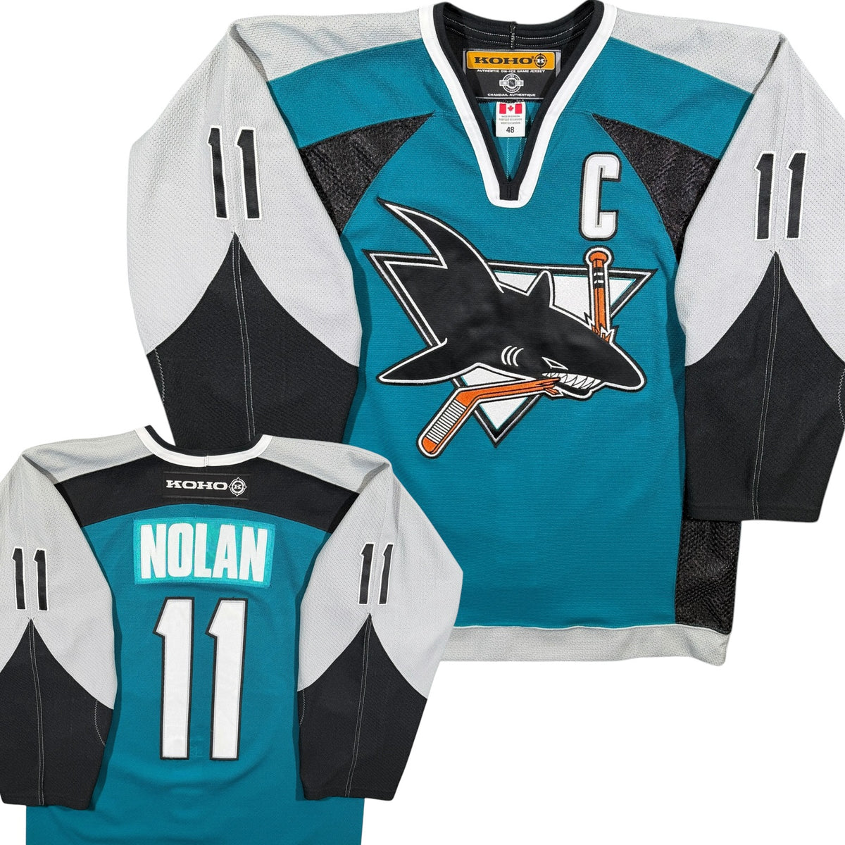Owen Nolan San Jose Sharks Vintage Koho Authentic NHL Jersey - 48/Large