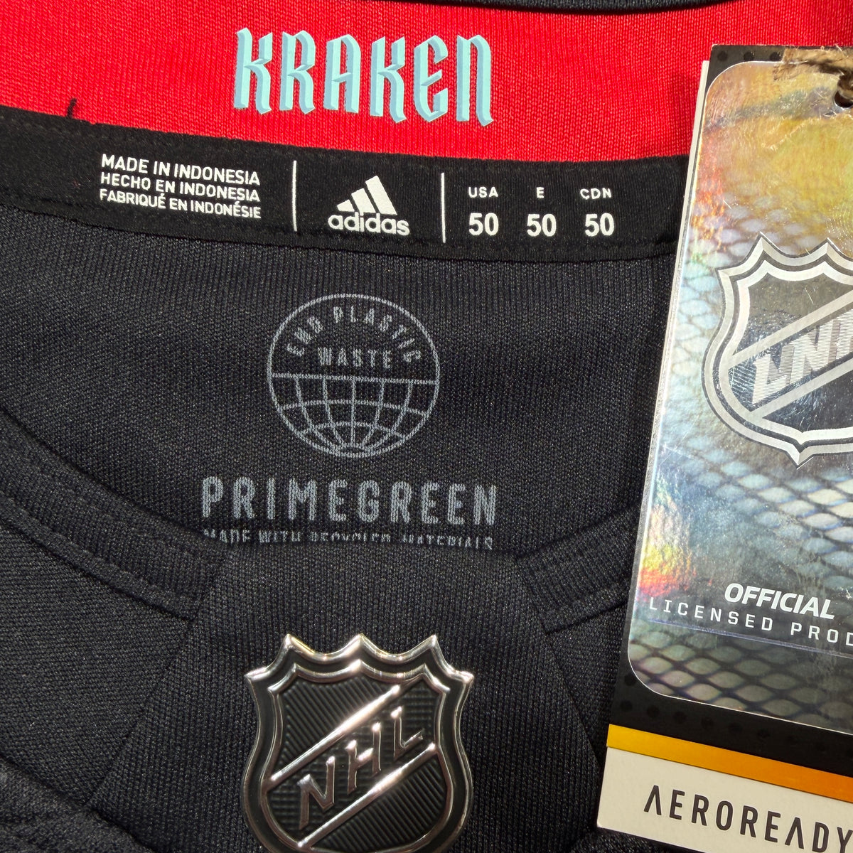 Matty Beniers Seattle Kraken Adidas NHL Jersey - 50/Medium
