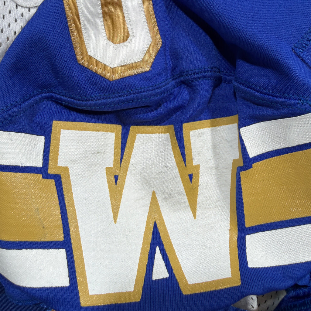 Myron Mitchell Winnipeg Blue Bombers 2024 Game Worn New Era CFL Jersey