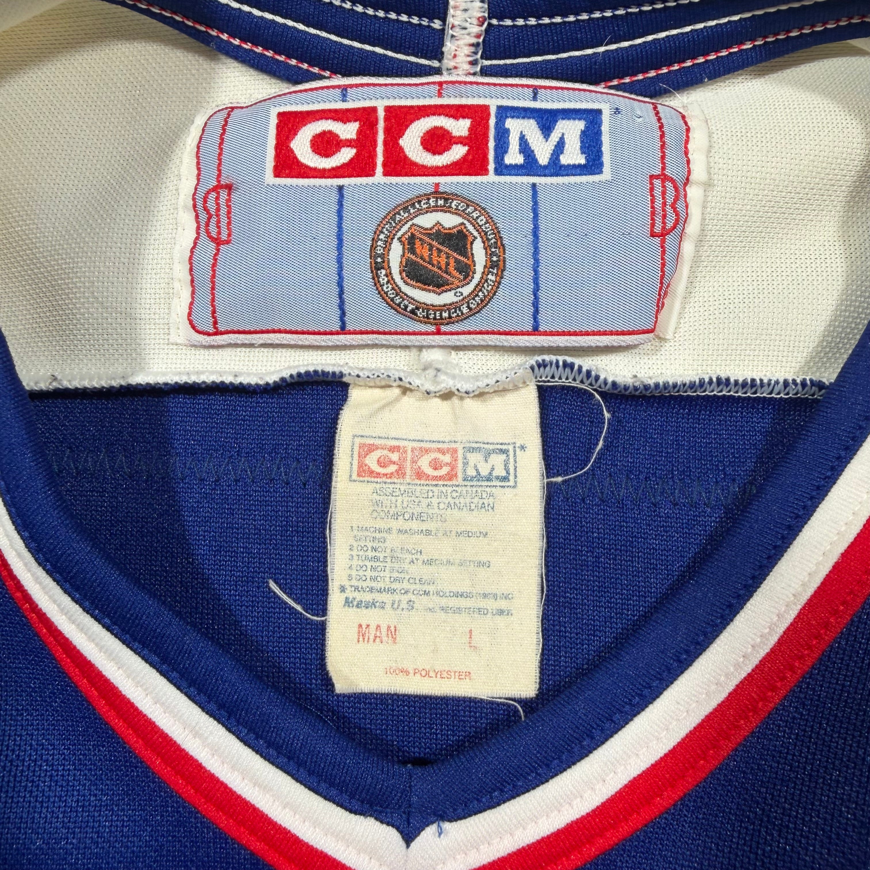 Brian Leetch 1988 Team USA Vintage CCM Olympic Hockey Jersey - Large