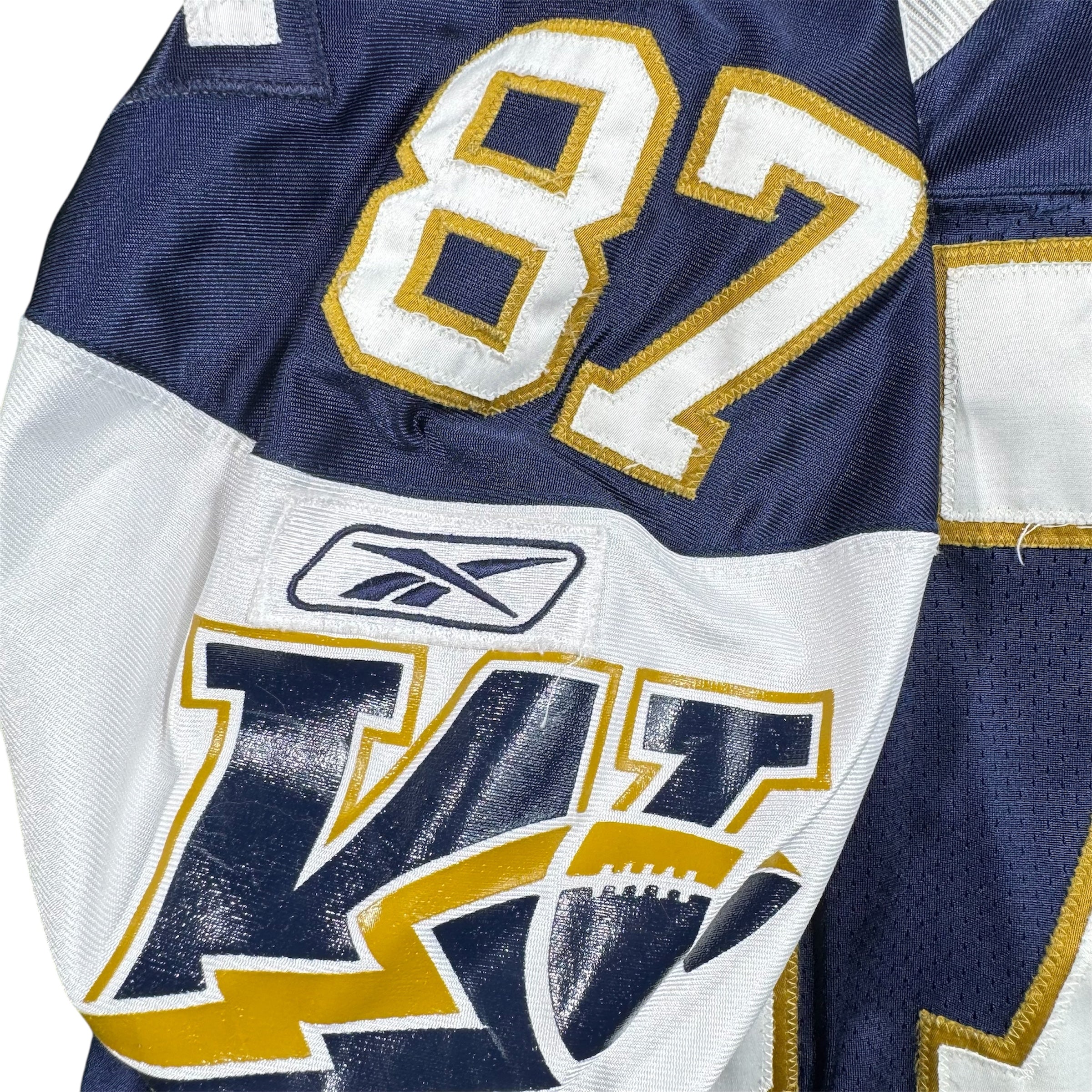 Reggie Jones Winnipeg Blue Bomber 2003 CFL Game Worn Reebok Jersey