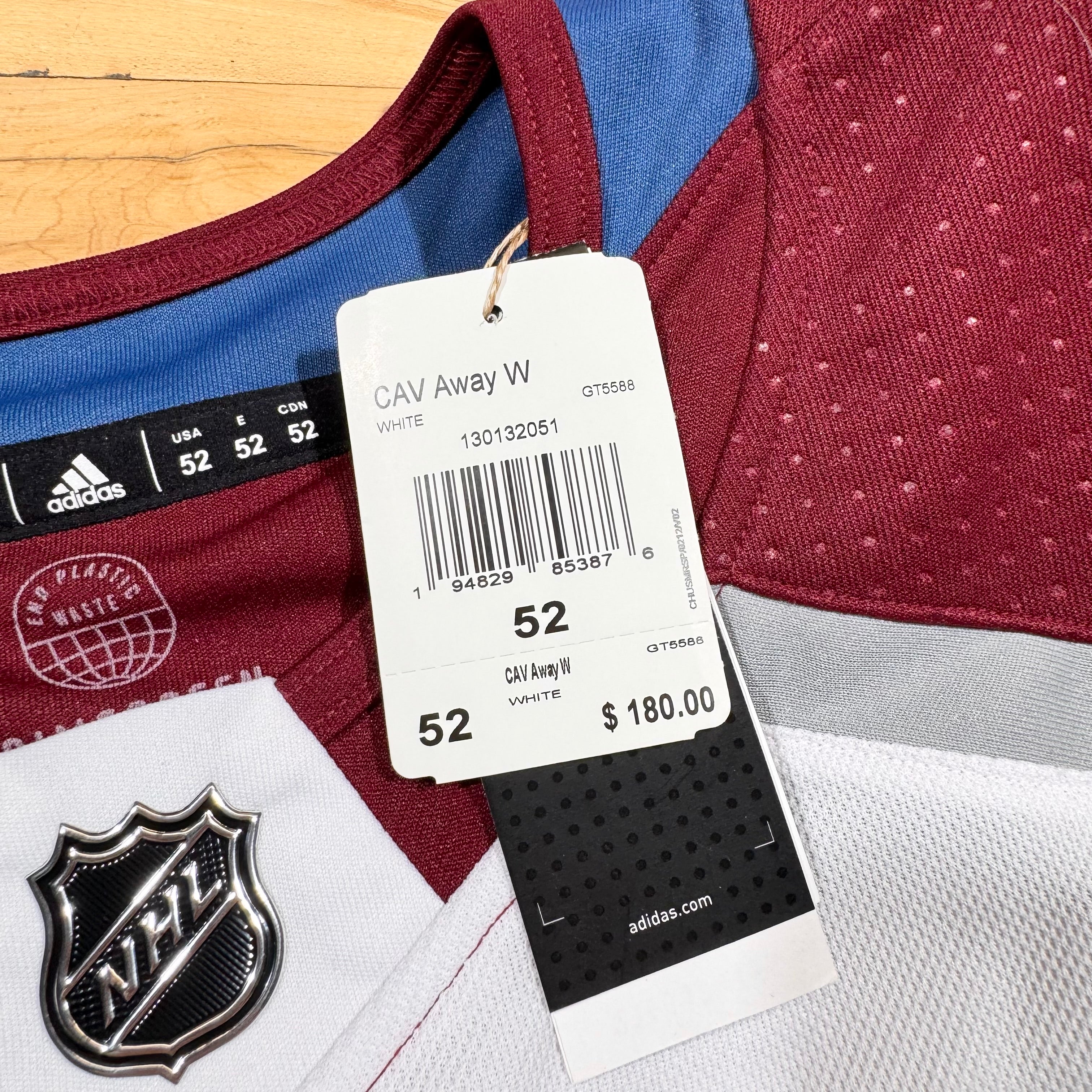 Colorado Avlanche Adidas NHL Hockey Jersey Size 52 NEW