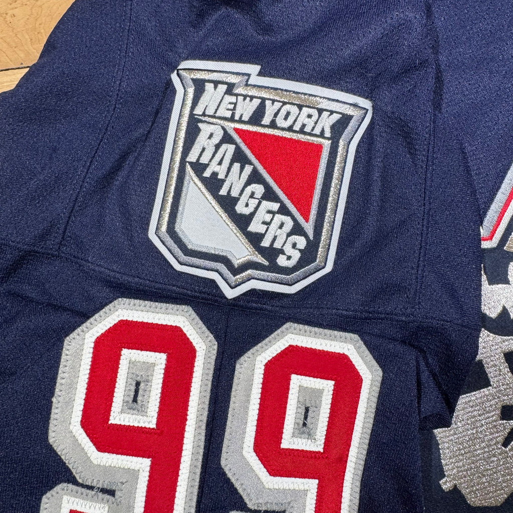 Wayne Gretzky New York Rangers Vintage CCM Liberty NHL Hockey Jersey Size XL