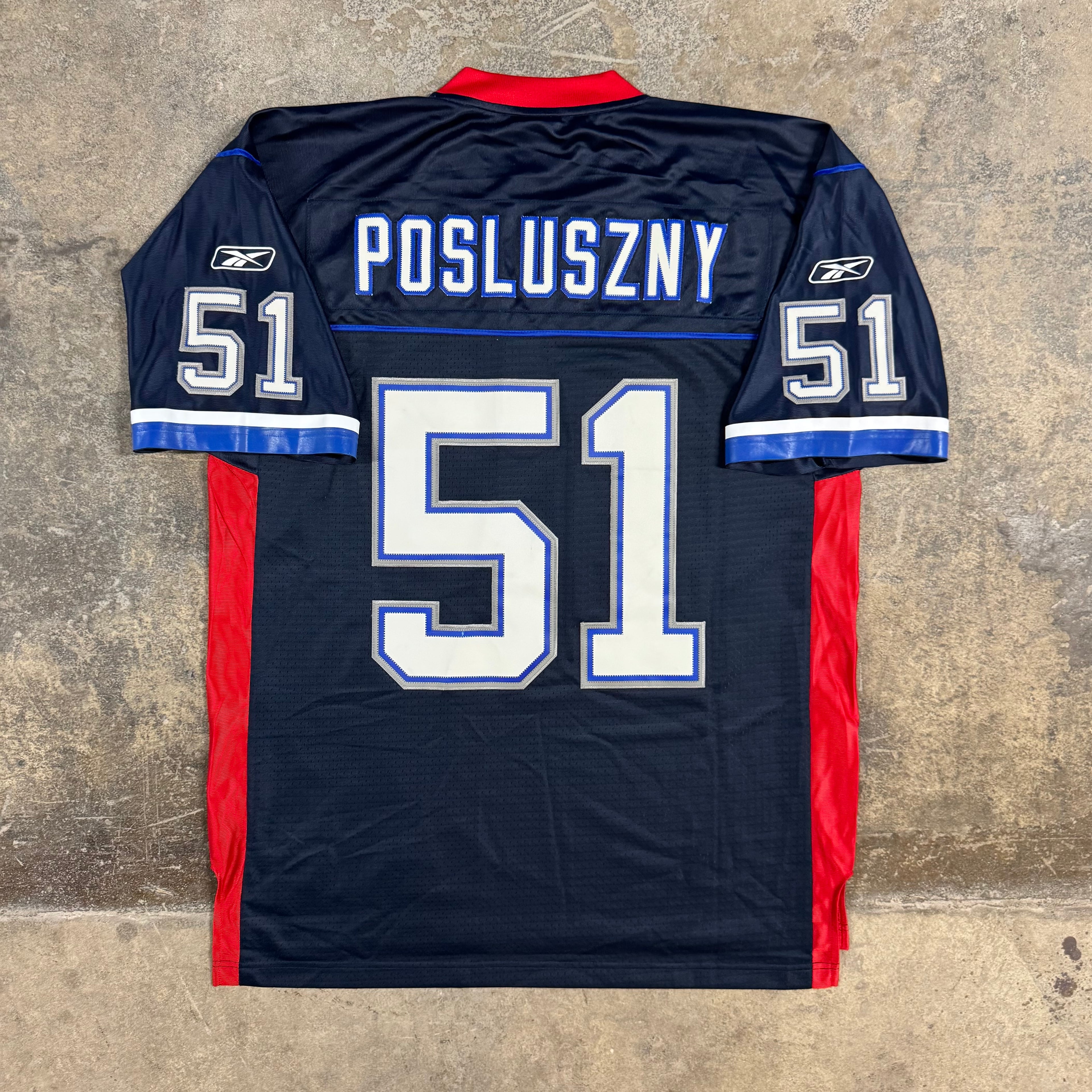 Paul Posluszny Buffalo Bills Vintage Reebok Premier NFL Jersey Size Large