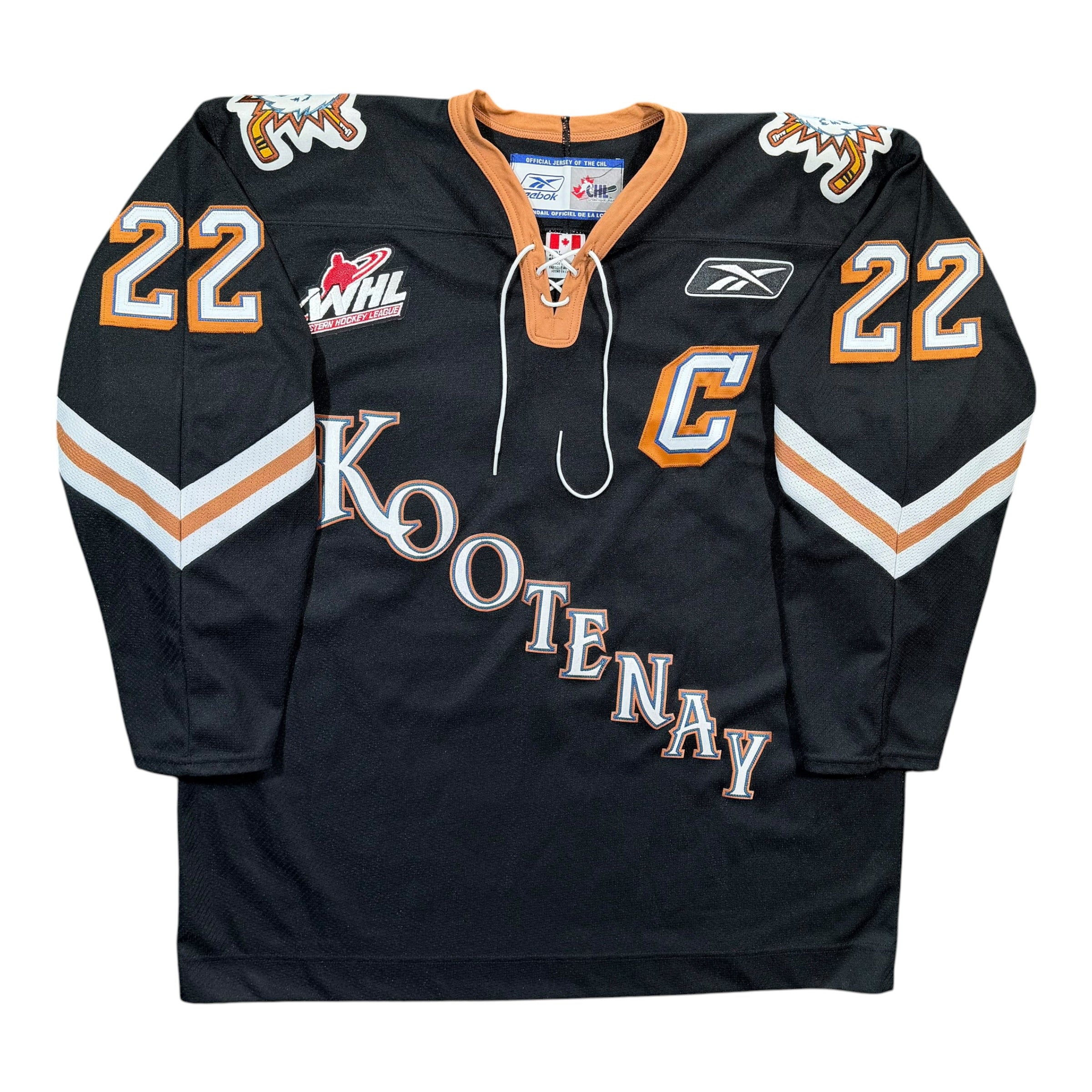 Steve DaSilva Kootenay Ice Vintage Reebok WHL Jersey - XL