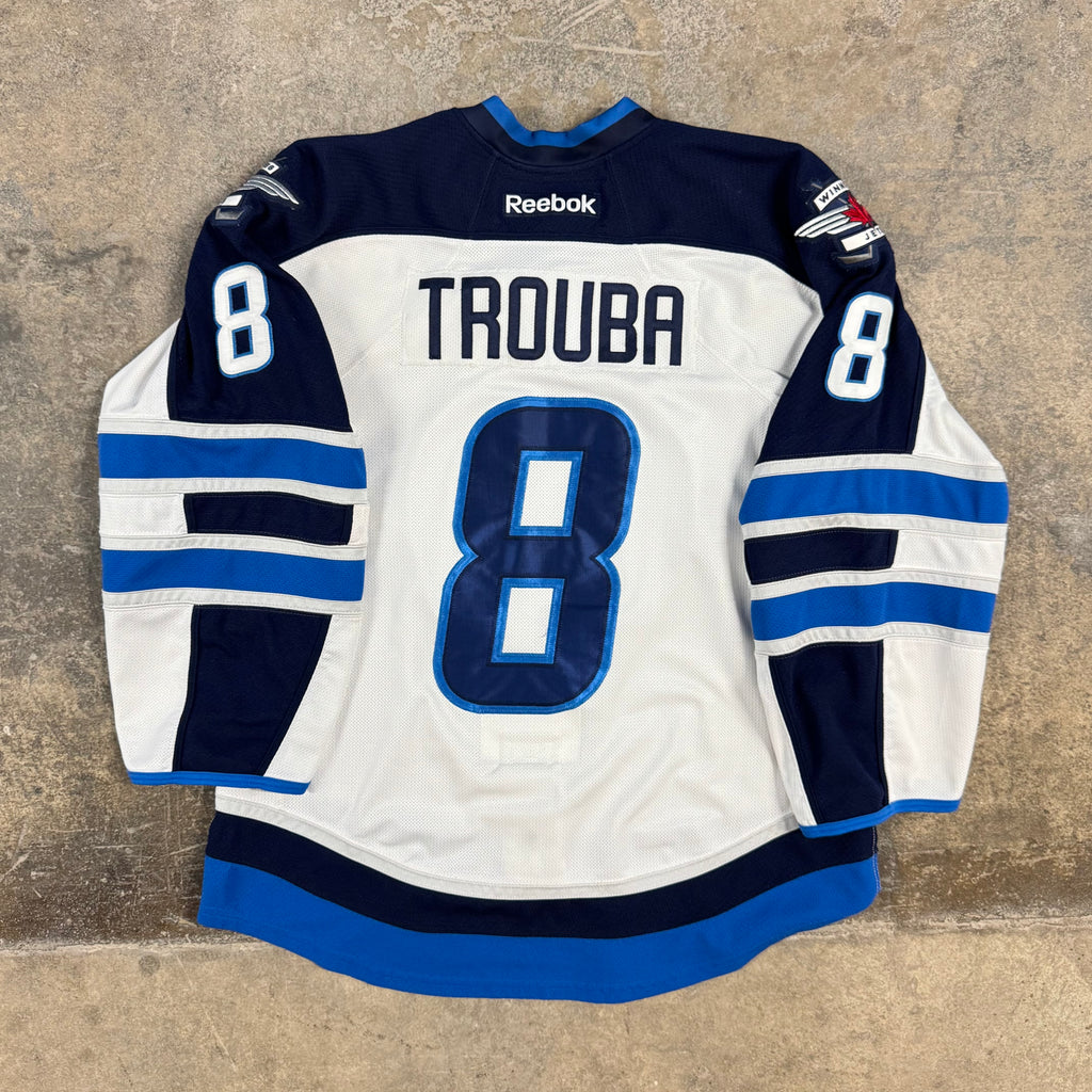 Jacob Trouba Winnipeg Jets MIC Reebok Authentic NHL Hockey Jersey Size 52 Large