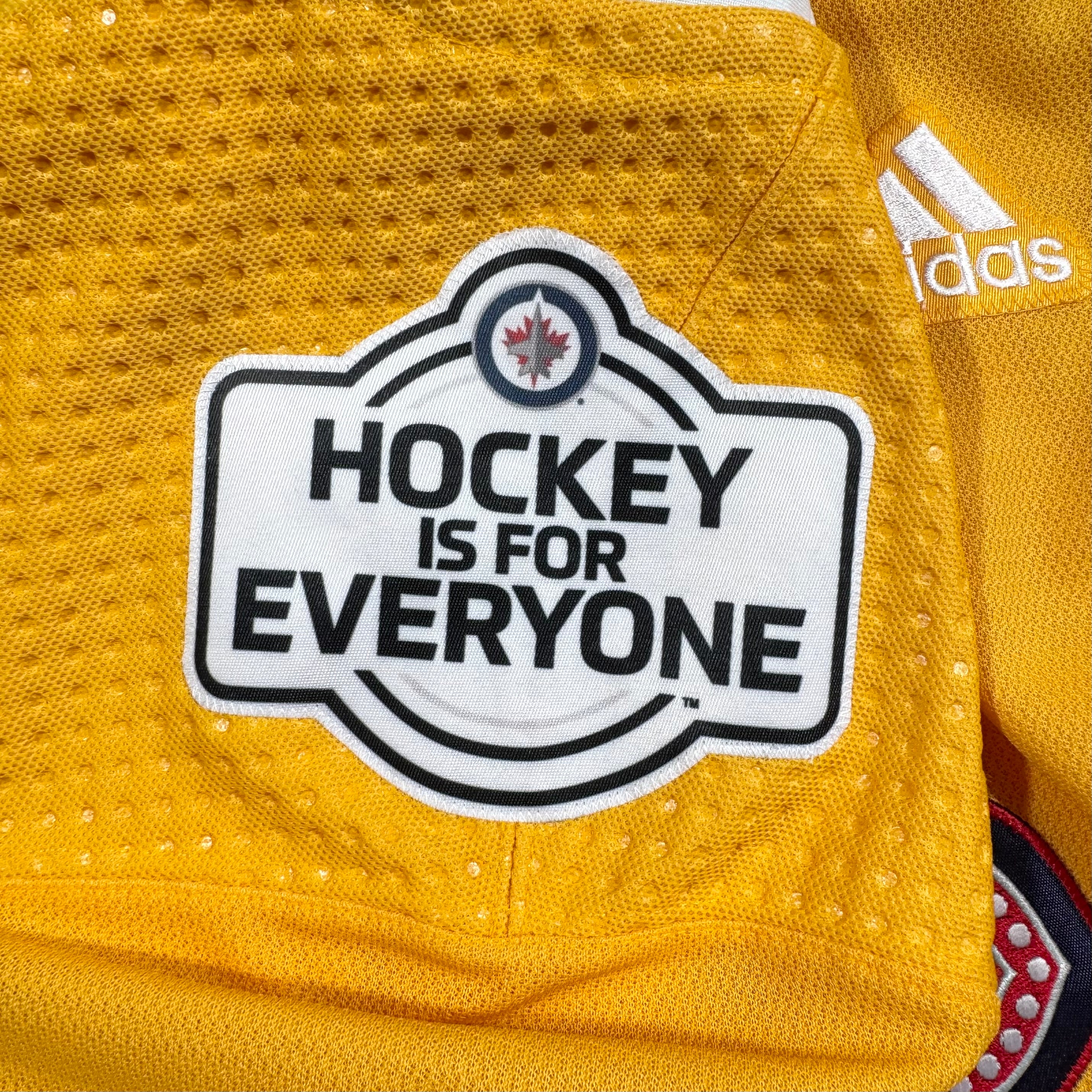 Rasmus Kupari Winnipeg Jets 2024 South Asian Heritage Warm Up Game Worn MIC NHL Jersey Size 56