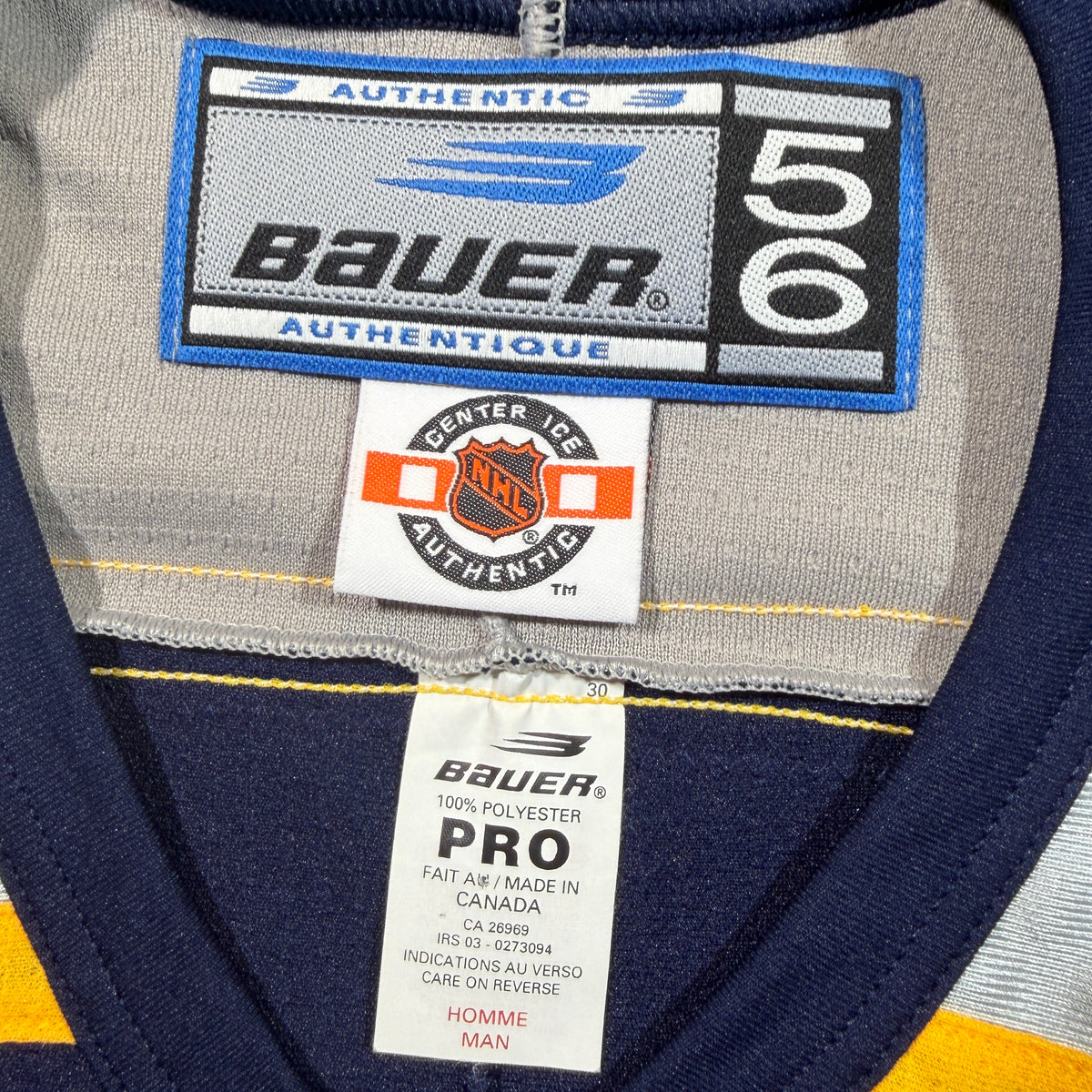 Tomas Vokoun Nashville Predators Inaugural Authentic Bauer NHL Jersey - 56/XXL