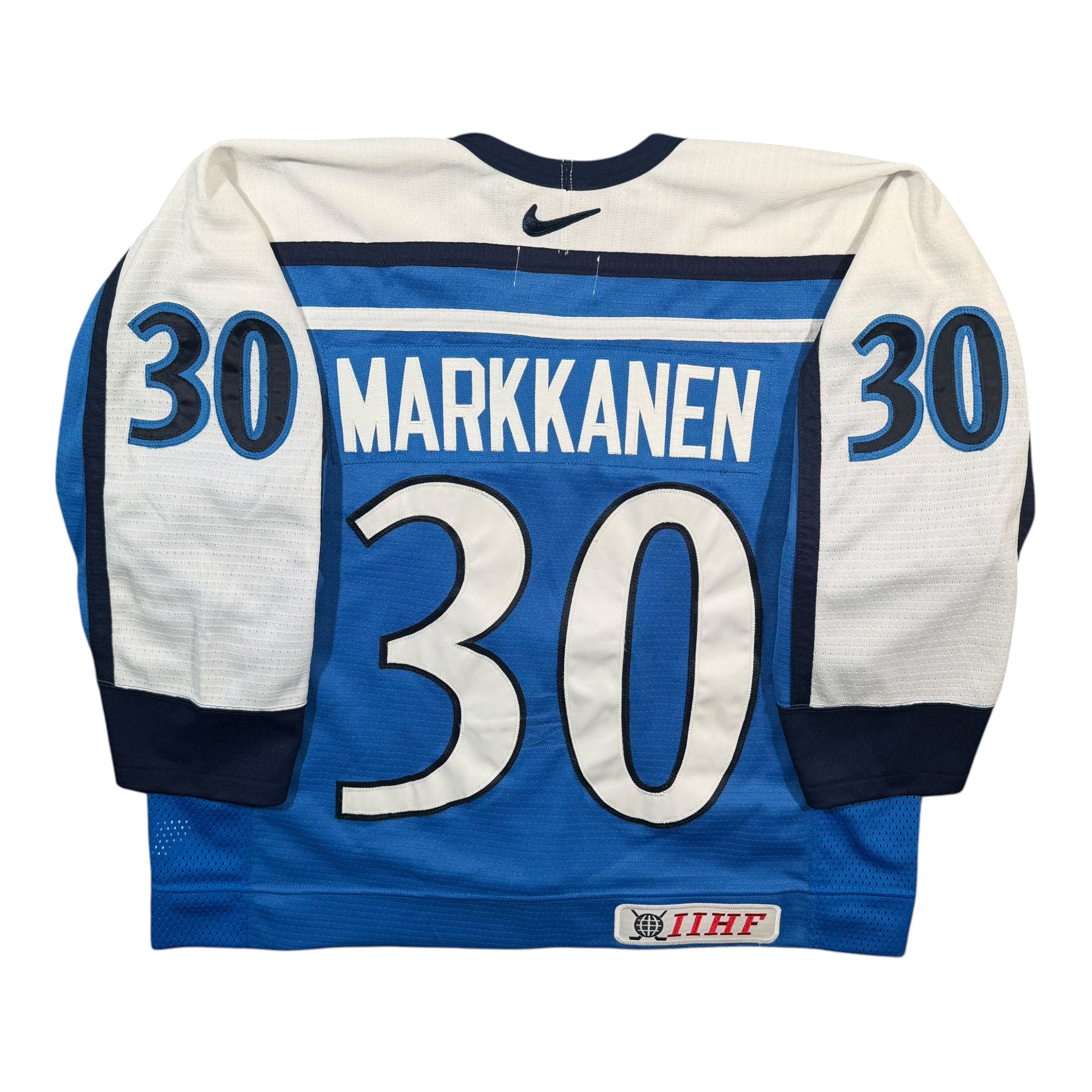 Jussi Markkanen Team Finland 2002 Authentic MIC Jersey - 52W/Large