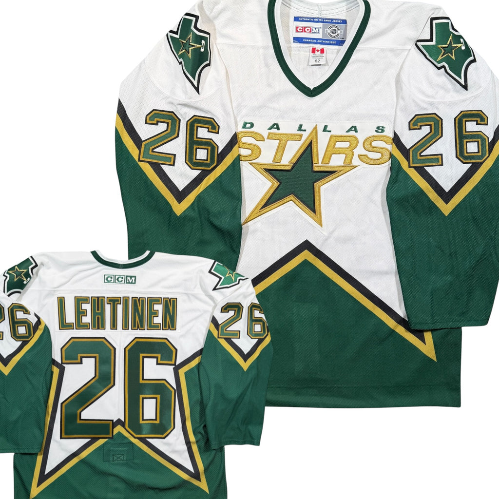 Jere Lehtinen Dallas Stars Vintage CCM Authentic MIC NHL Jersey - 52/XL