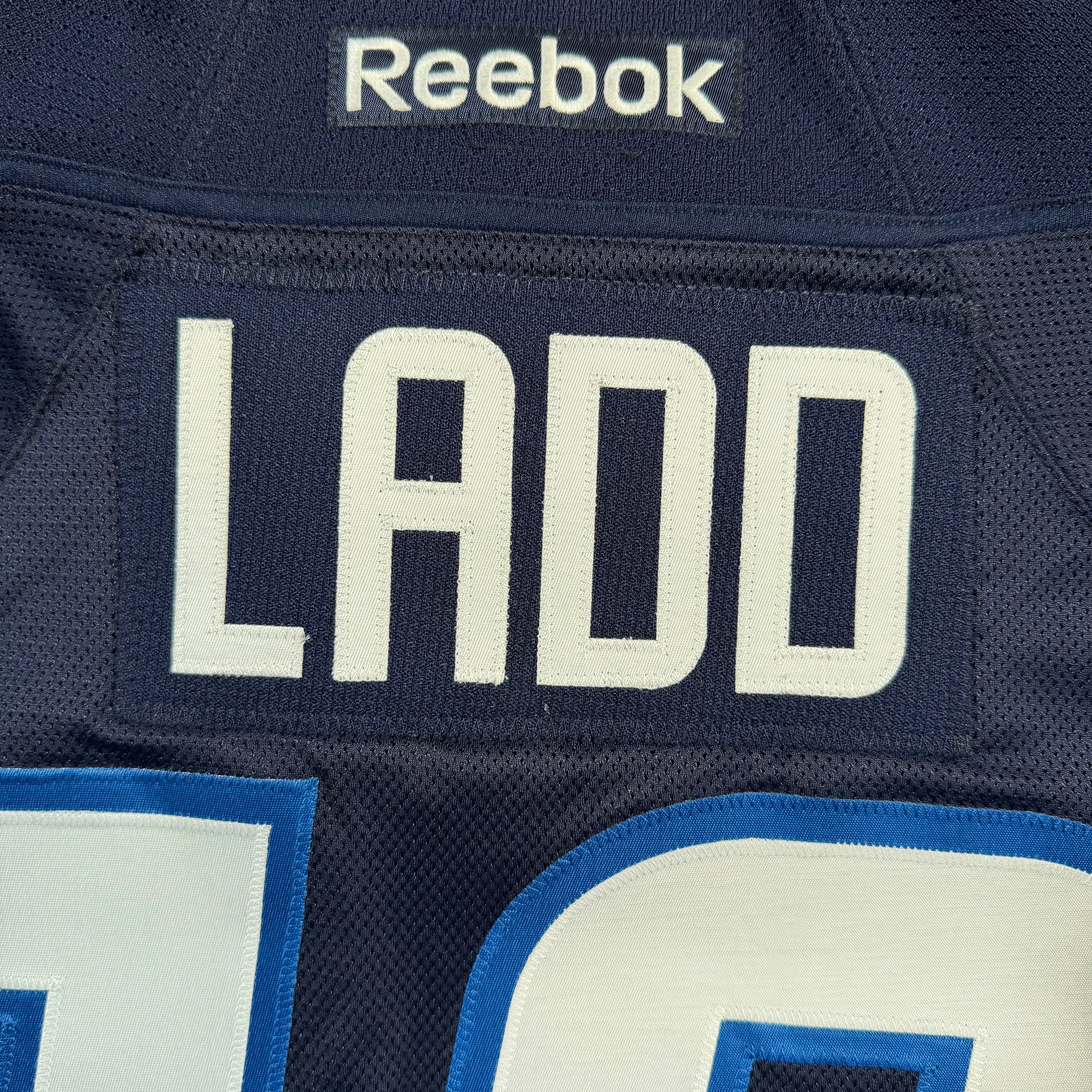 Andrew Ladd Winnipeg Jets Team Issued Reebok MIC NHL Jersey - 54/XL