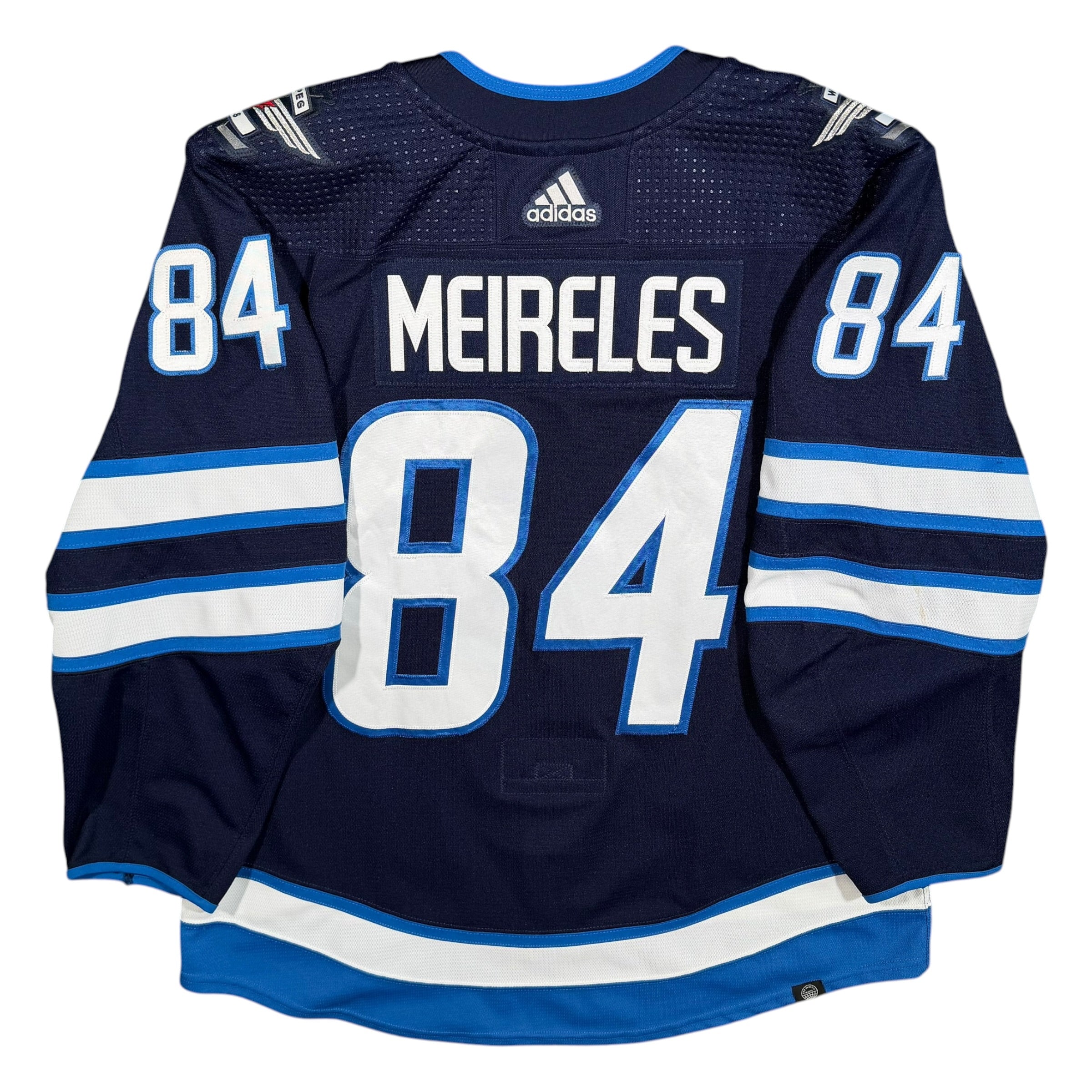Greg Meireles Winnipeg Jets 2022/23 Game Issued Adidas NHL Jersey - 56/XXL