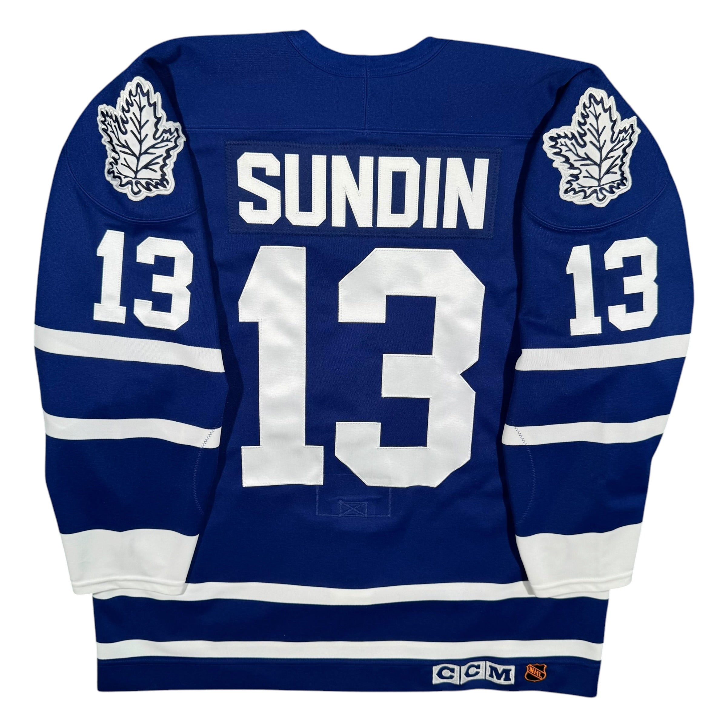Mats Sundin Toronto Maple Leafs 1995-96 Vintage Authentic CCM NHL Jersey Size 52 XL