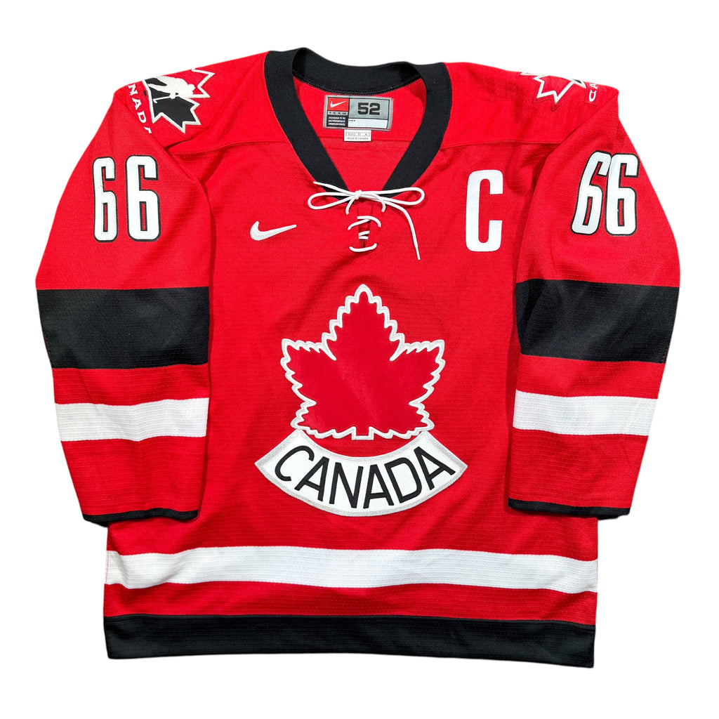 Mario Lemieux Team Canada 2002 Authentic MIC Olympic Jersey - 52/XL