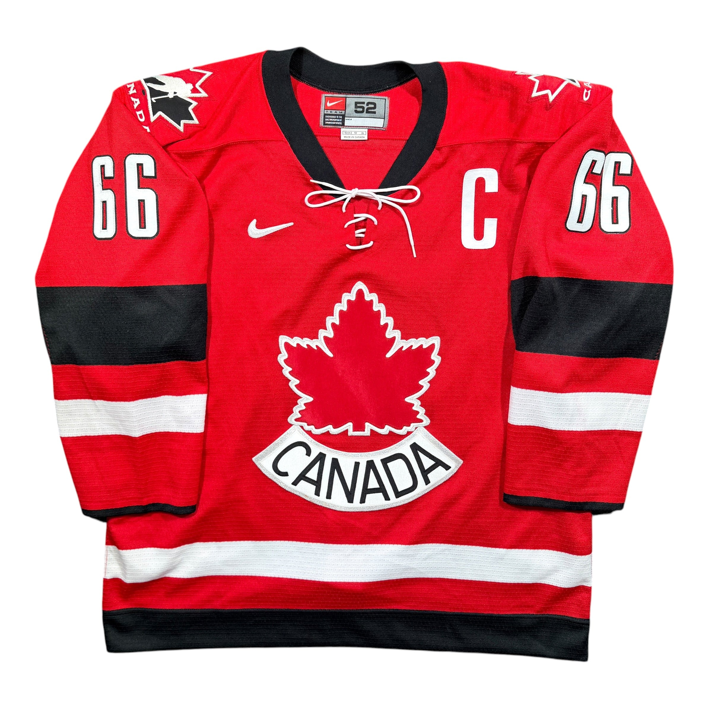 Mario Lemieux Team Canada 2002 Authentic MIC Olympic Jersey - 52/XL
