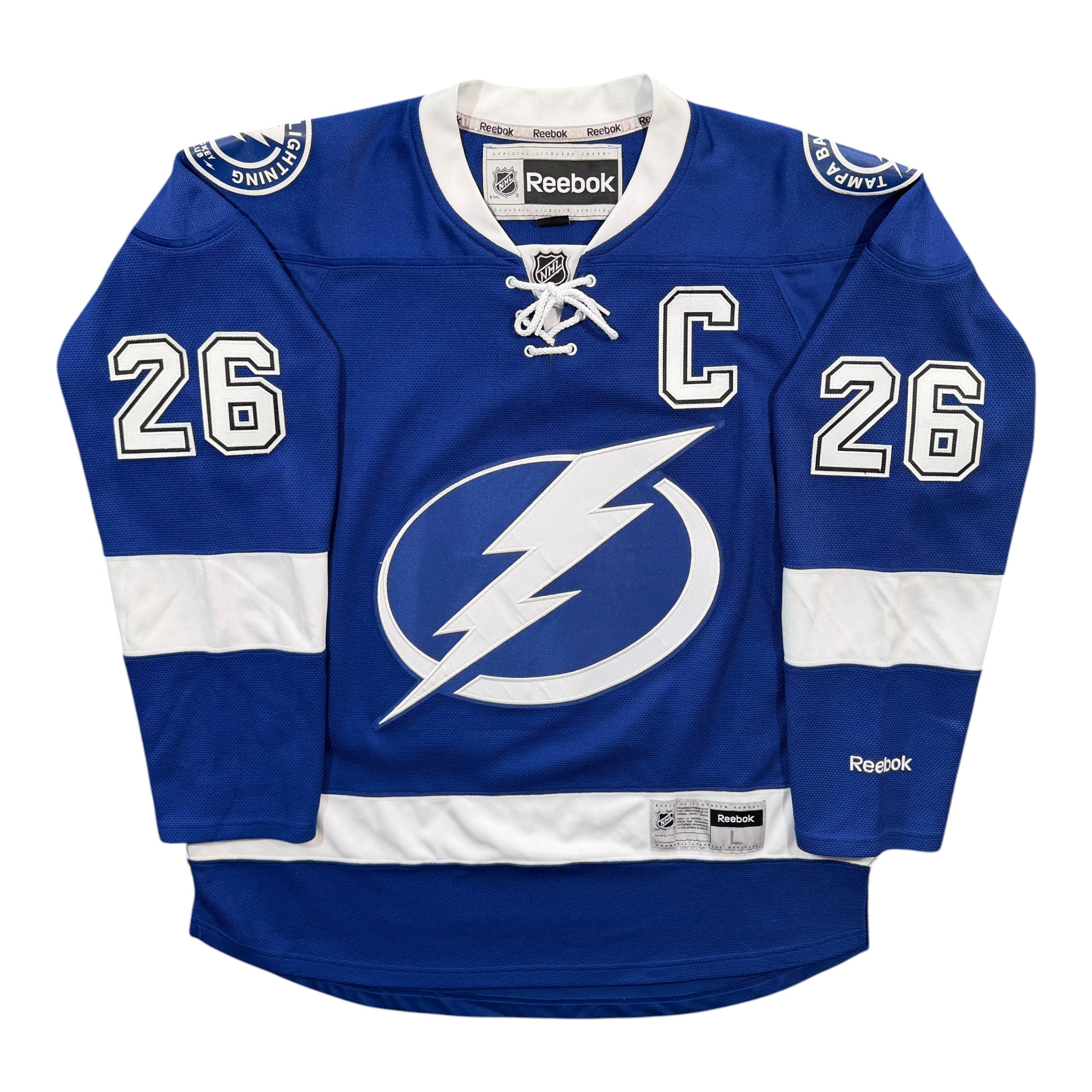 Martin St. Louis Tampa Bay Lightning Reebok NHL Hockey Jersey - Large