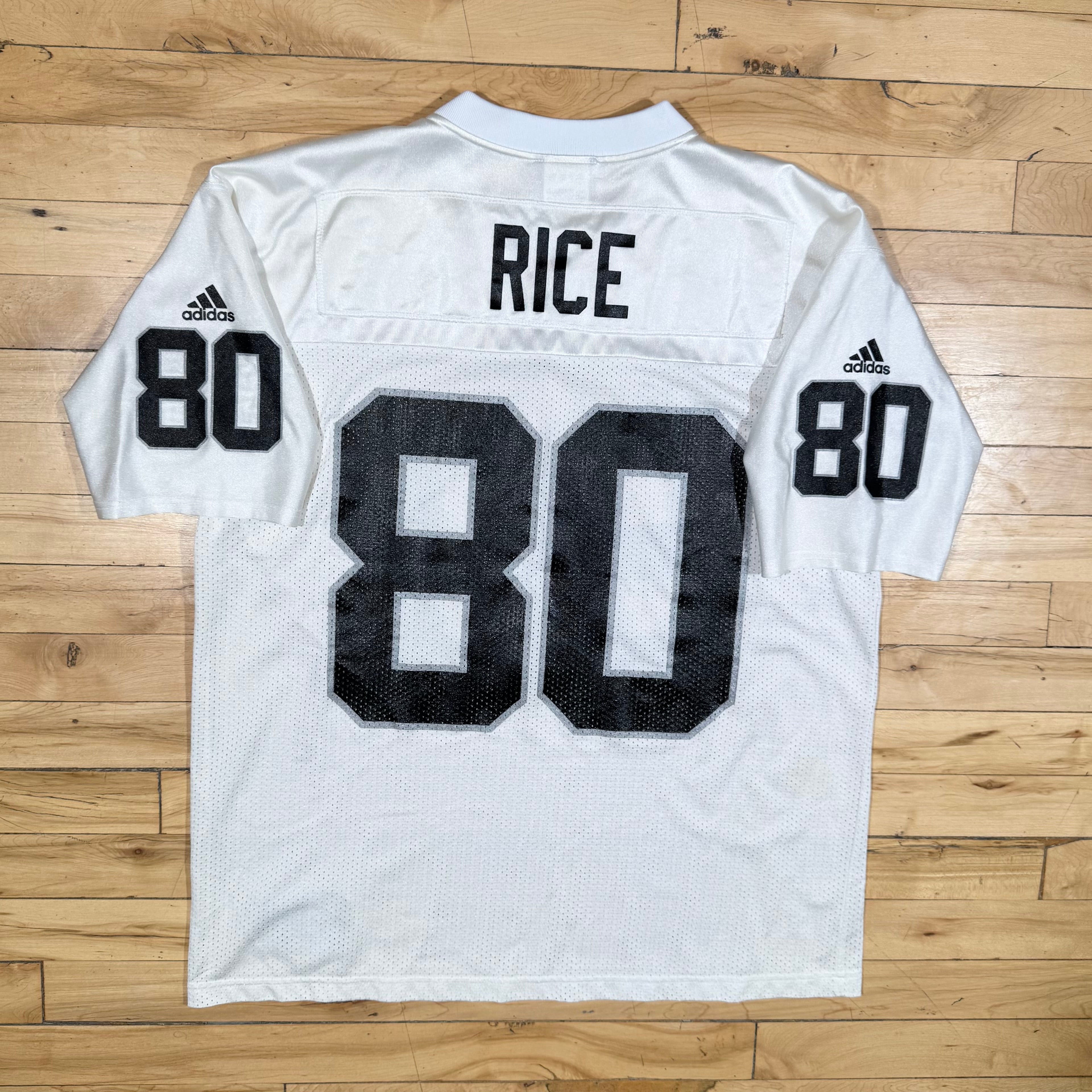 Jerry Rice Oakland Raiders Vintage Adidas NFL Jersey Size Medium