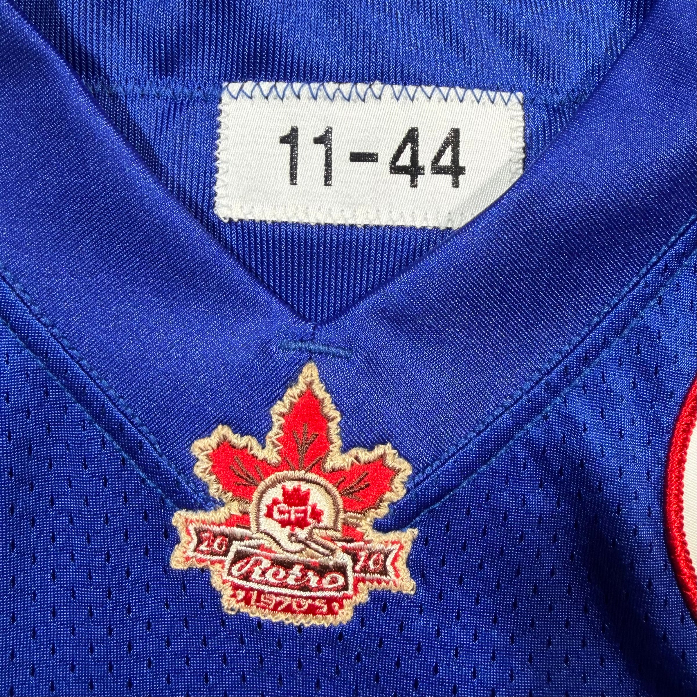 Doug Brown Winnipeg Blue Bombers 70’s Retro Team Issued CFL Jersey