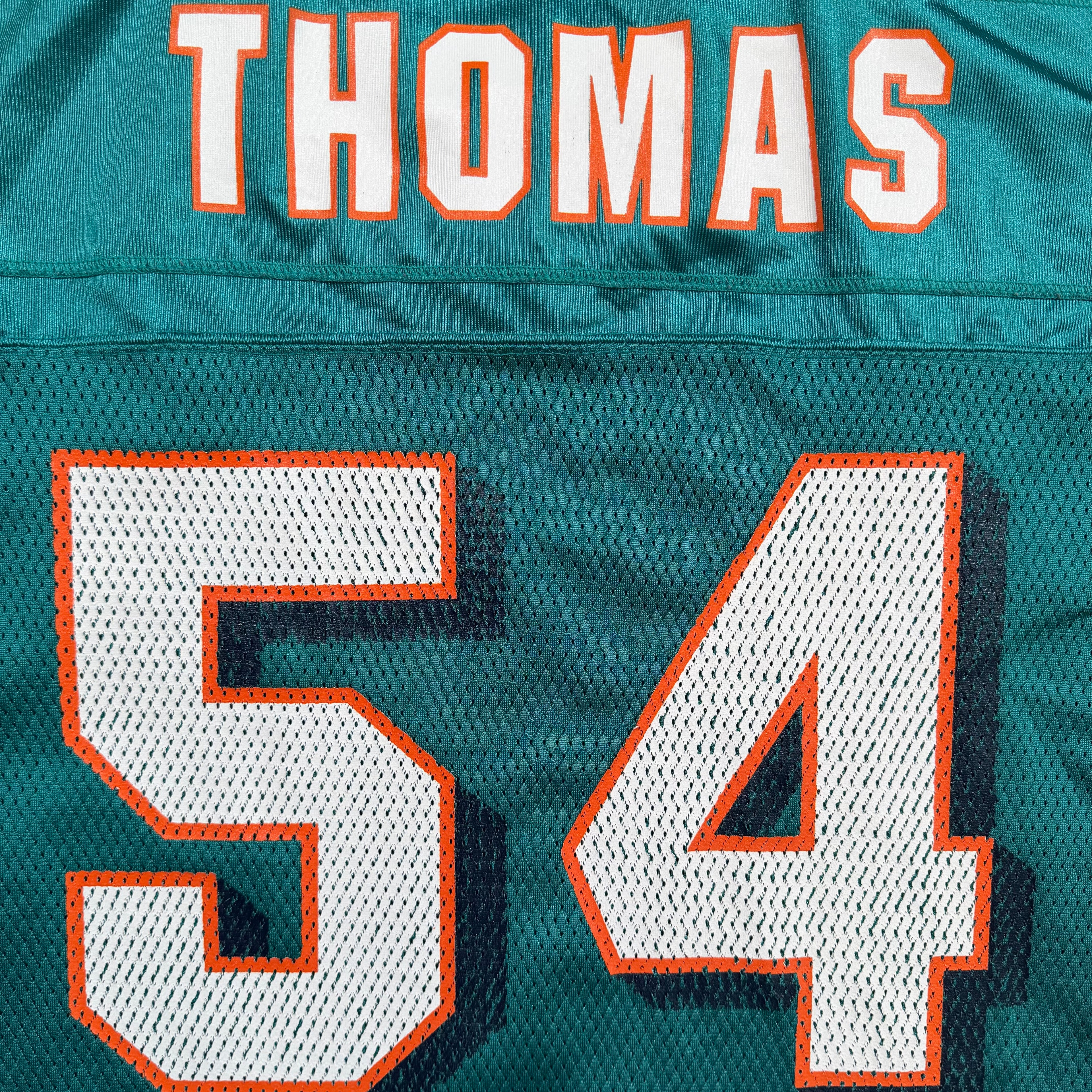Zach Thomas Miami Dolphins Vintage Reebok NFL Jersey - Medium