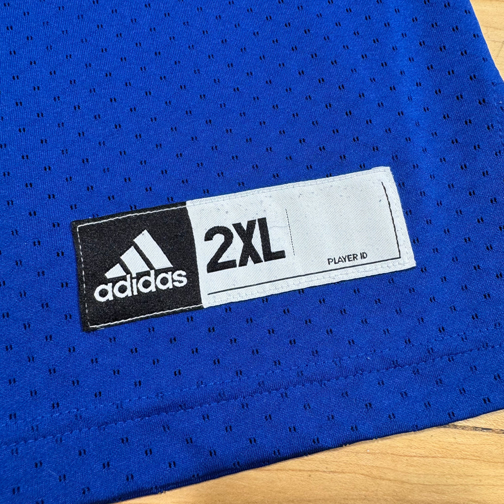 Andrew Harris Winnipeg Blue Bombers Signed CFL Adidas Jersey Size 2XL