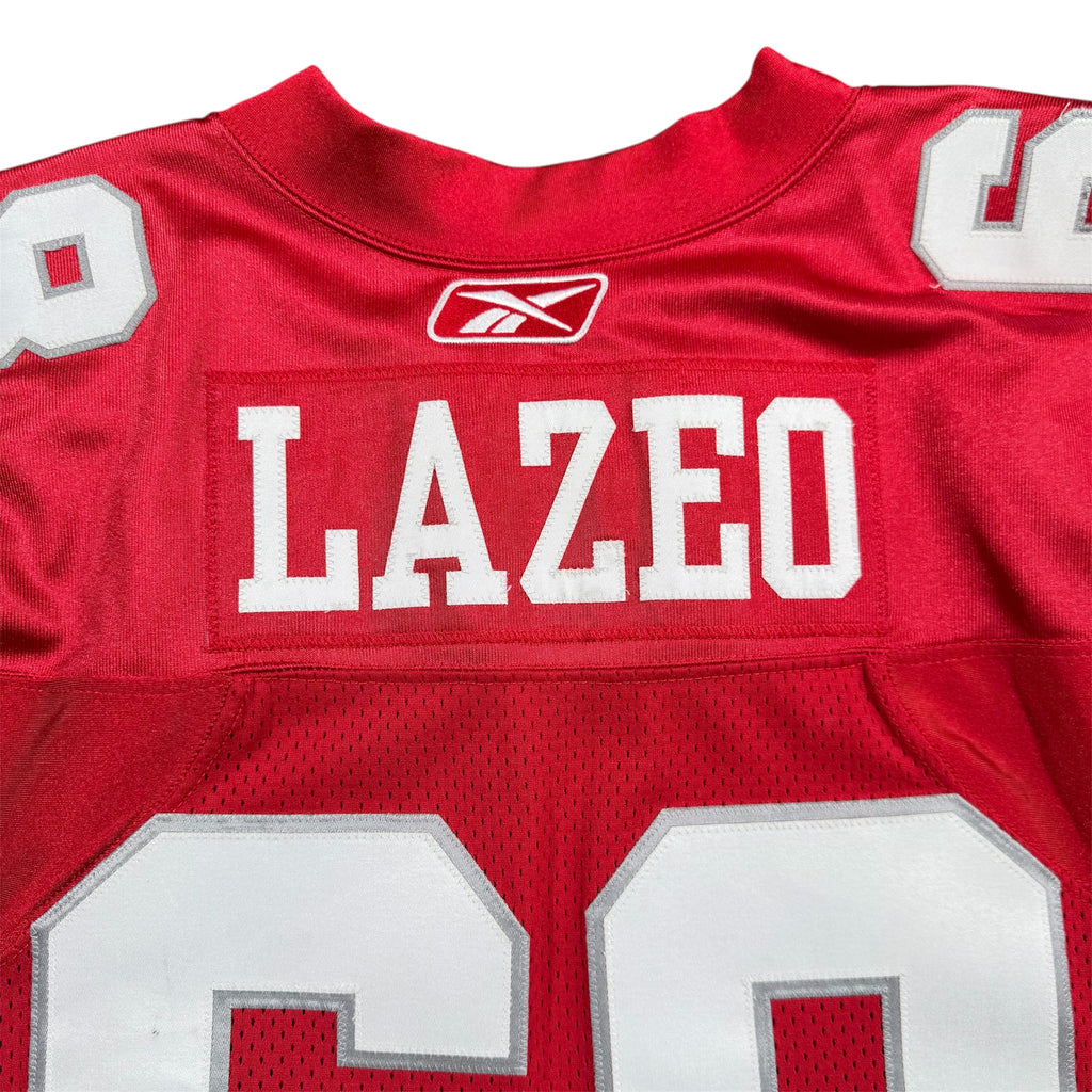 Rob Lazeo Calgary Stampeders 2010 Retro Game Worn Reebok Jersey