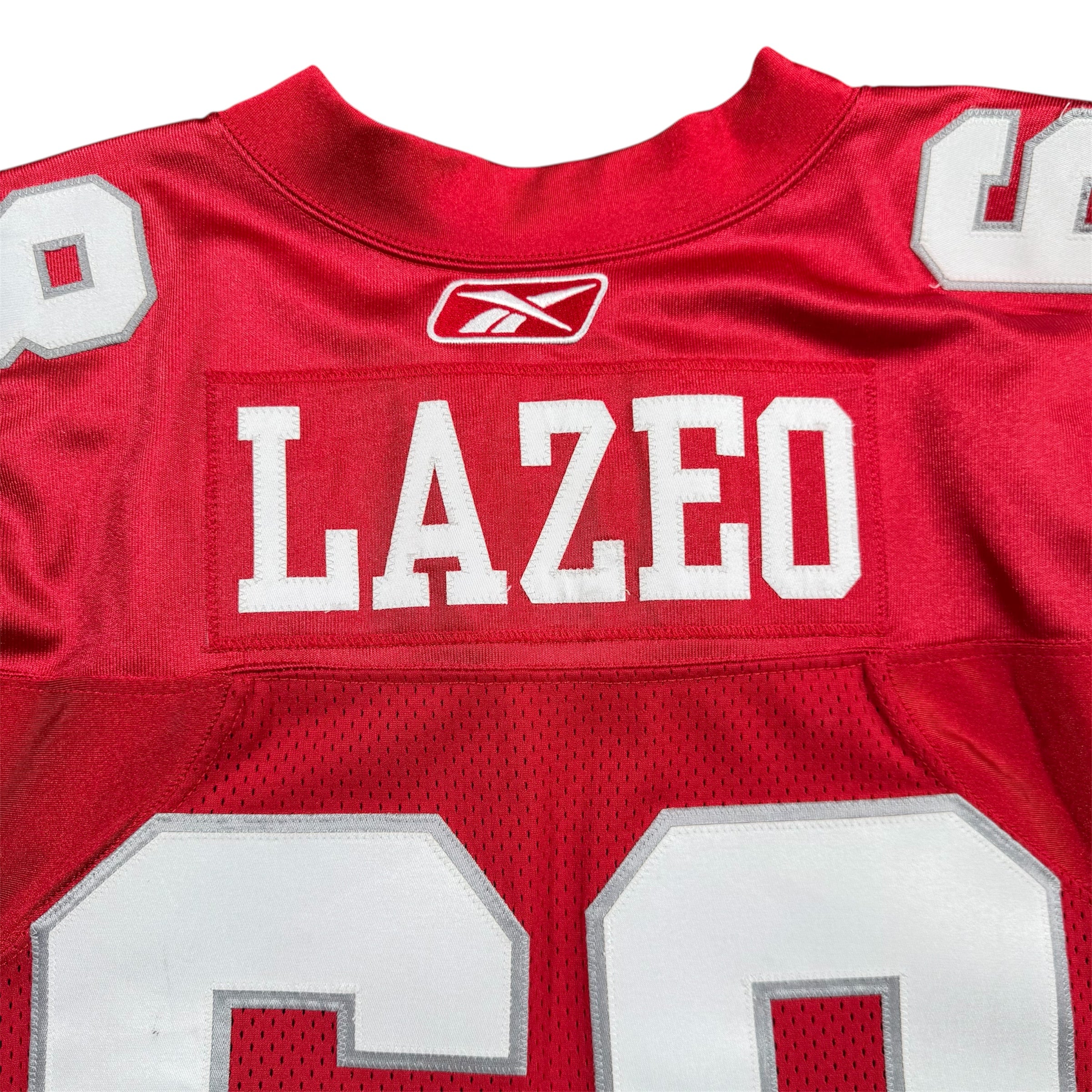 Rob Lazeo Calgary Stampeders 2010 Retro Game Worn Reebok Jersey