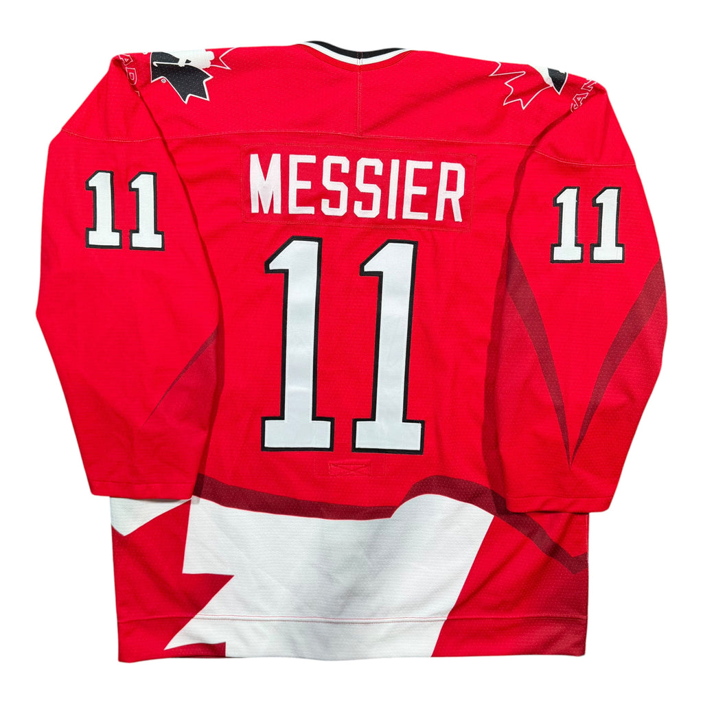 Mark Messier 1996 Team Canada Vintage Authentic Bauer MIC Jersey - 52/XL
