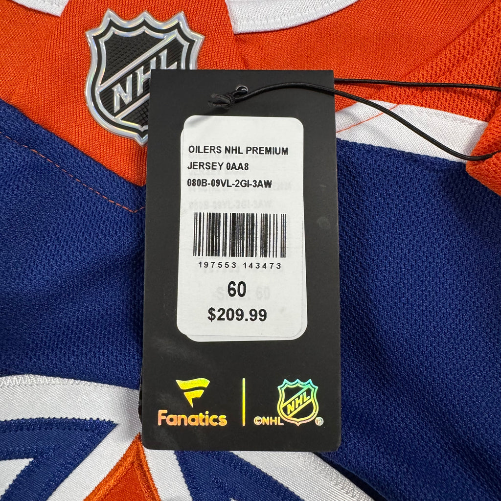 Edmonton Oilers Fanatics Premium NHL Hockey Jersey Size 60 3XL NEW