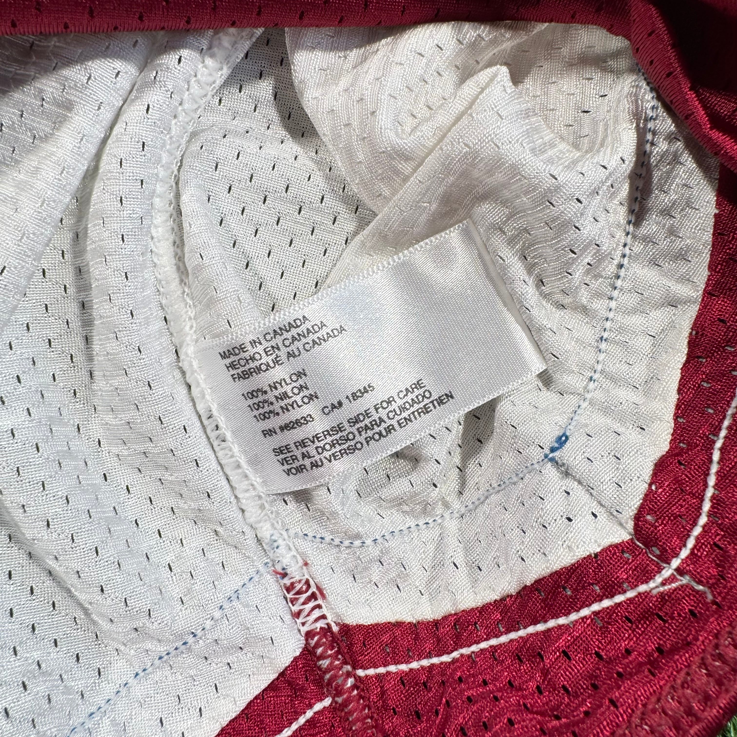 Peter Forsberg Colorado Avalanche Vintage Pro Player Authentic NHL Jersey Size 56